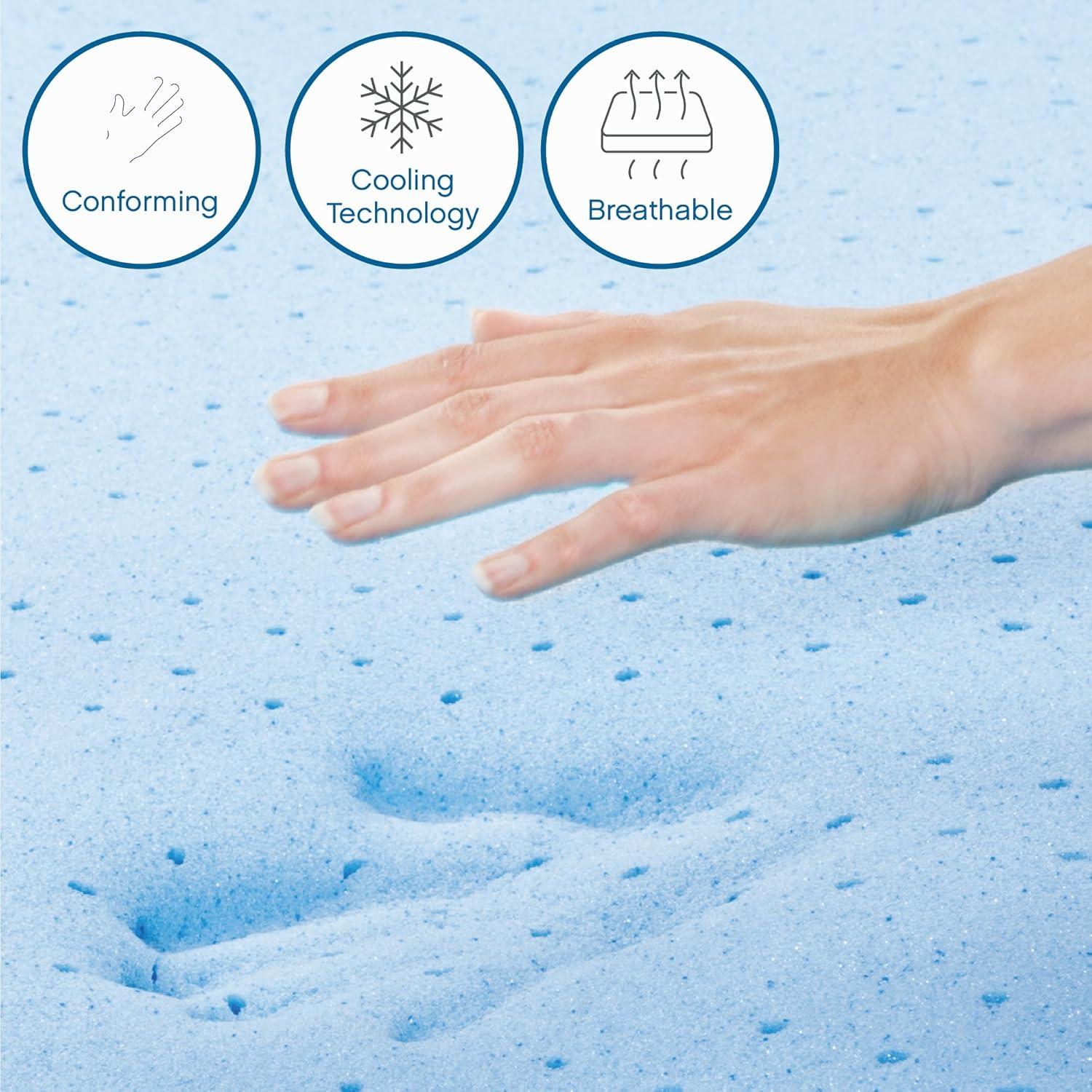 Classic Brands 12" Medium Cool Gel Memory Foam Mattress