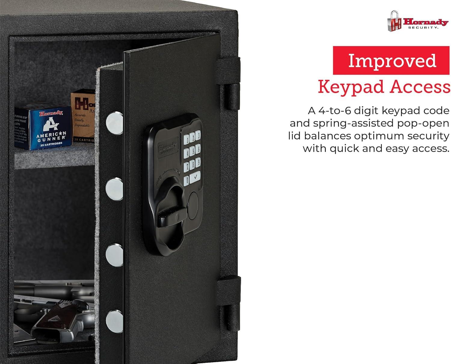 Hornady Electronic Lock Safe, 16.50 in * 15.00 in * 12.00 in Black