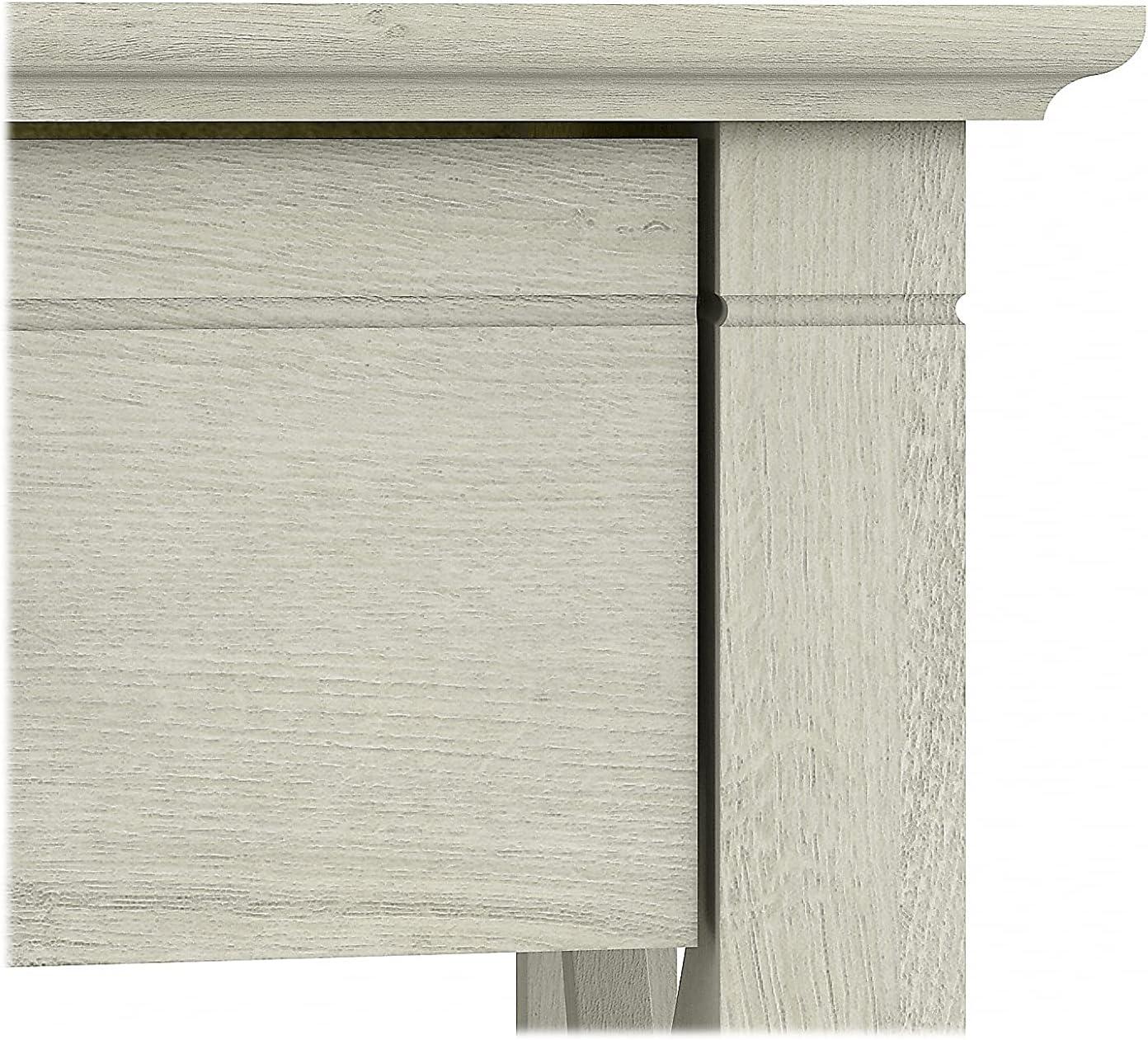 Bush Furniture Key West End Table, Linen White Oak