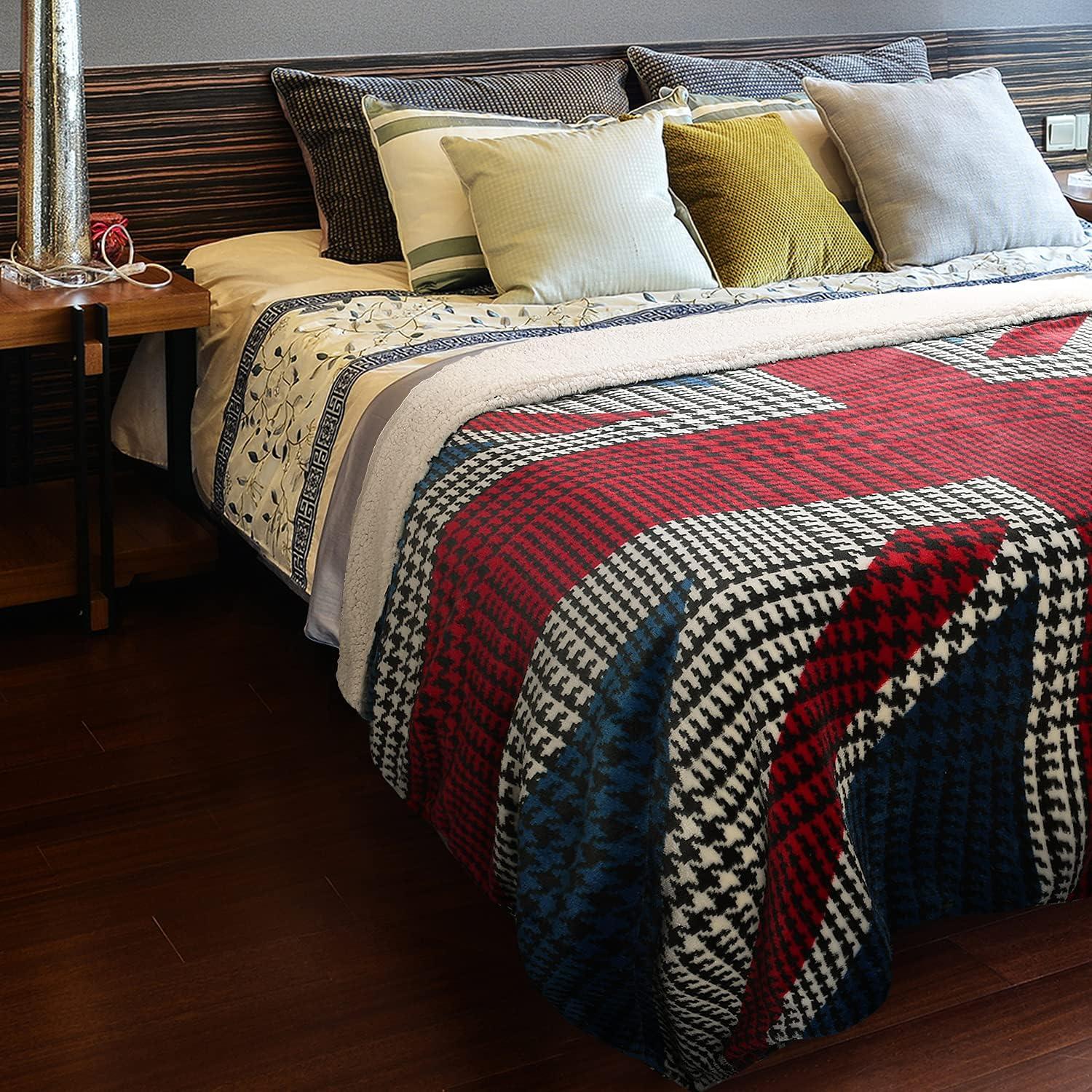 Catalonia Catalonia American National Flag Throw Blanket, 50x60 inches