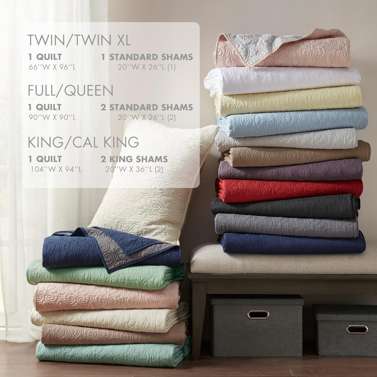 Madison Park Quebec Reversible Quilt Set