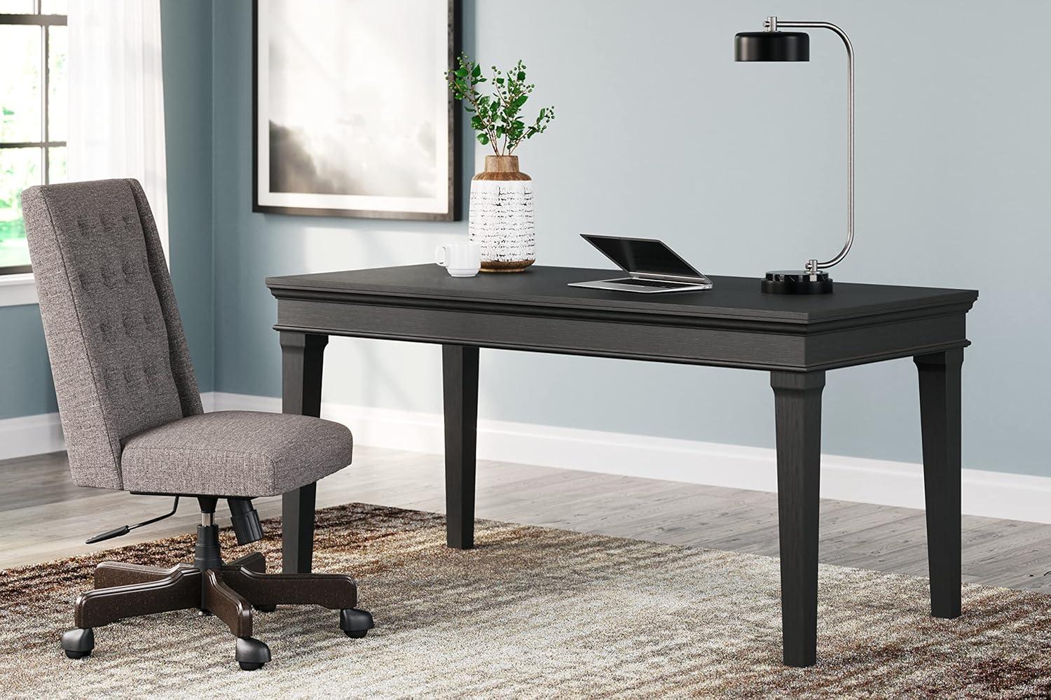 Signature Design by Ashley Traditional Beckincreek Home Office Desk, Black