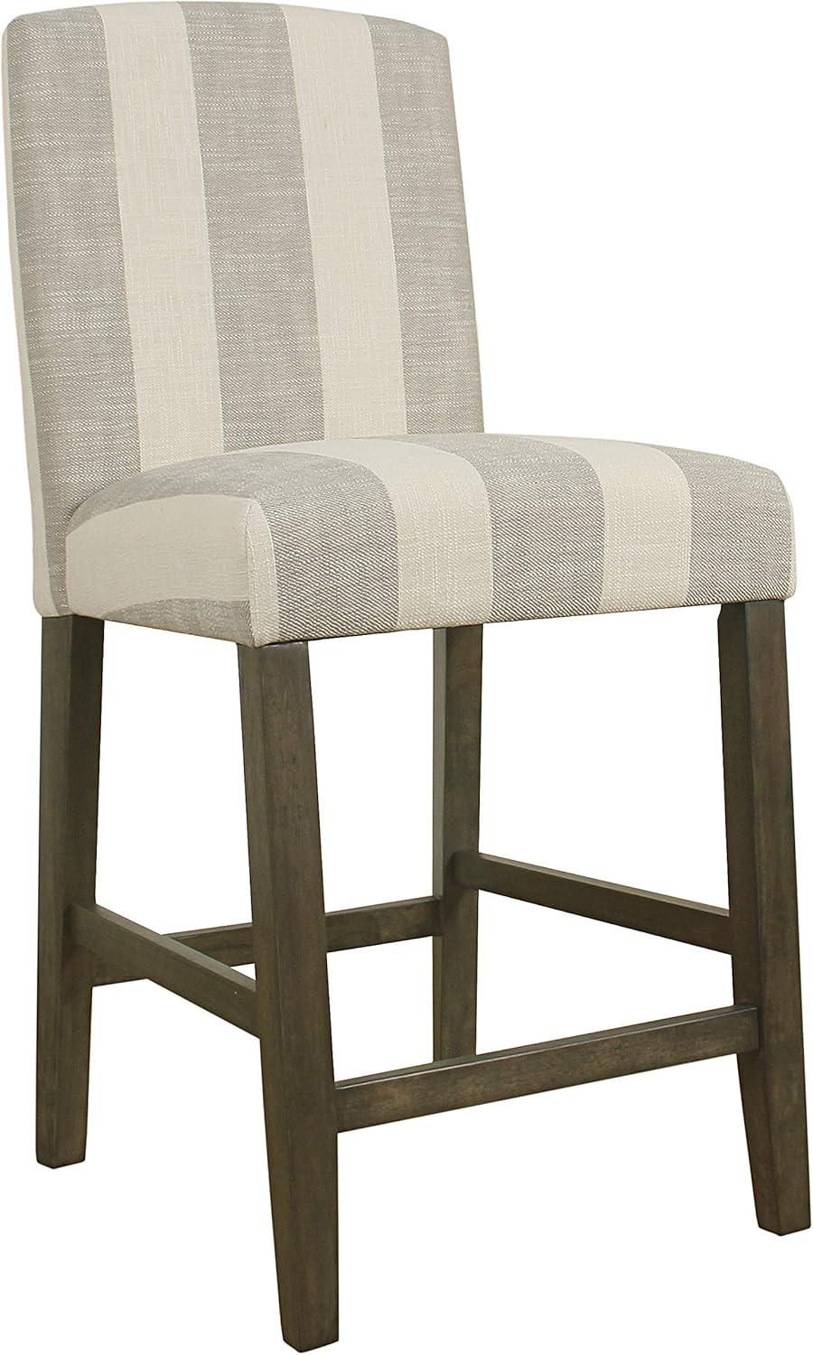 24" Curved Top Counter Height Barstool - HomePop