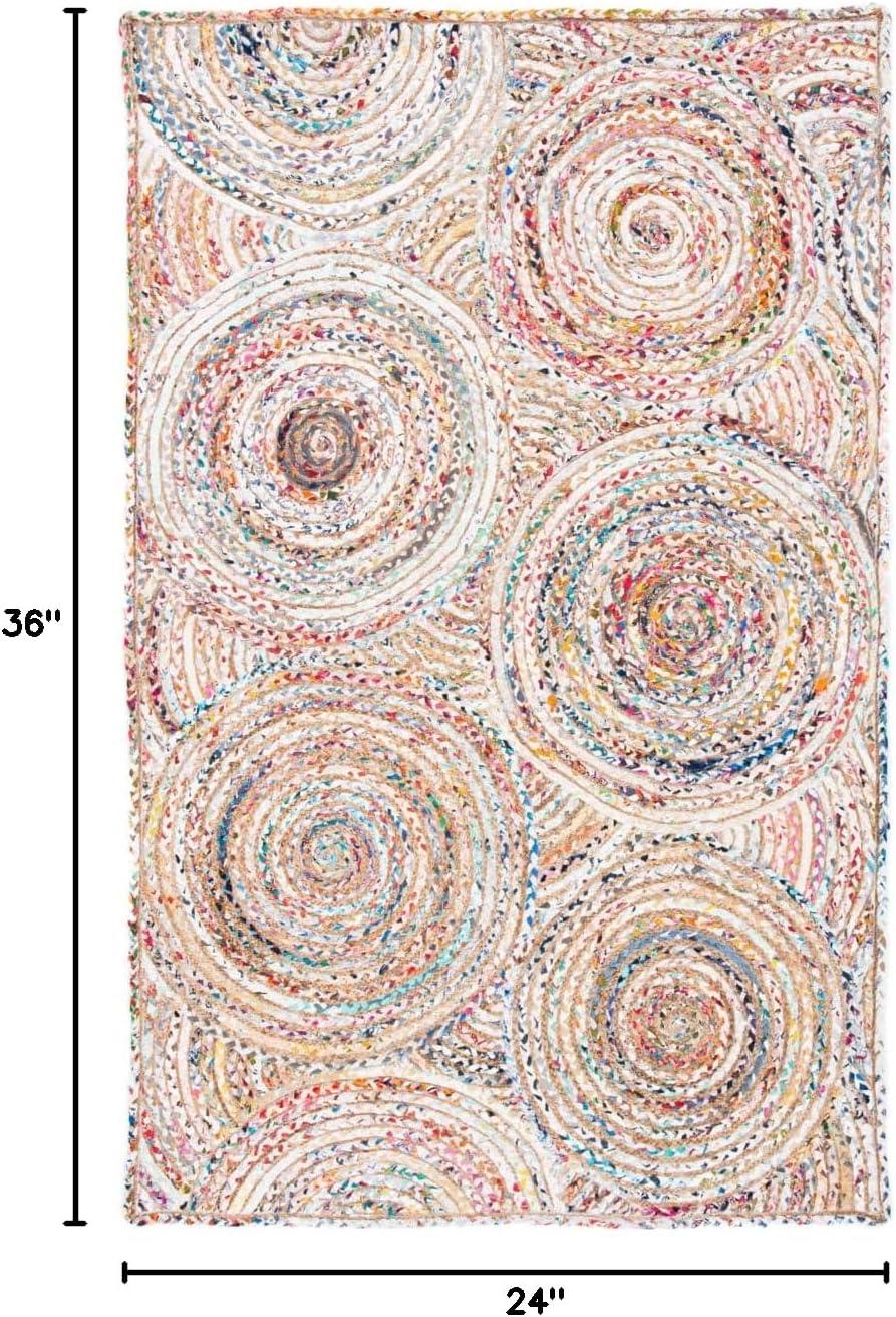 Cape Cod CAP202 Woven Indoor Area Rug - Beige/Multi - 2'x3' - Safavieh