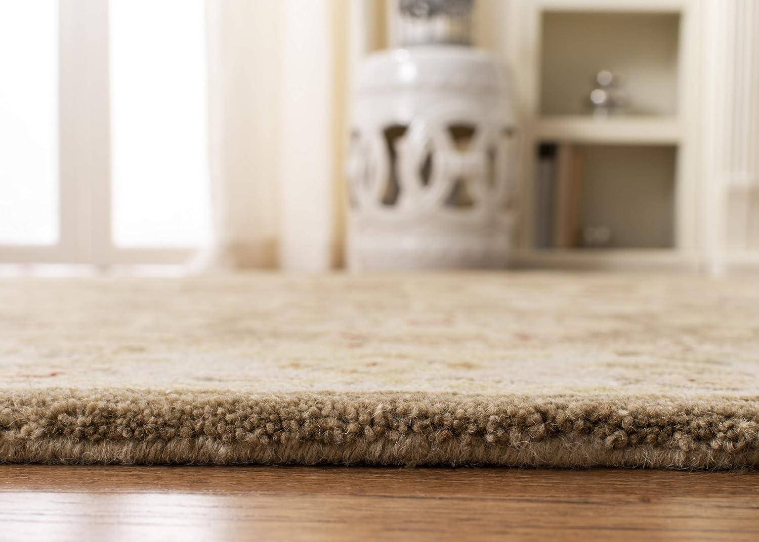Anatolia AN522 Hand Tufted Indoor Accent Rug - Tan/Ivory - 3'x5' - Safavieh