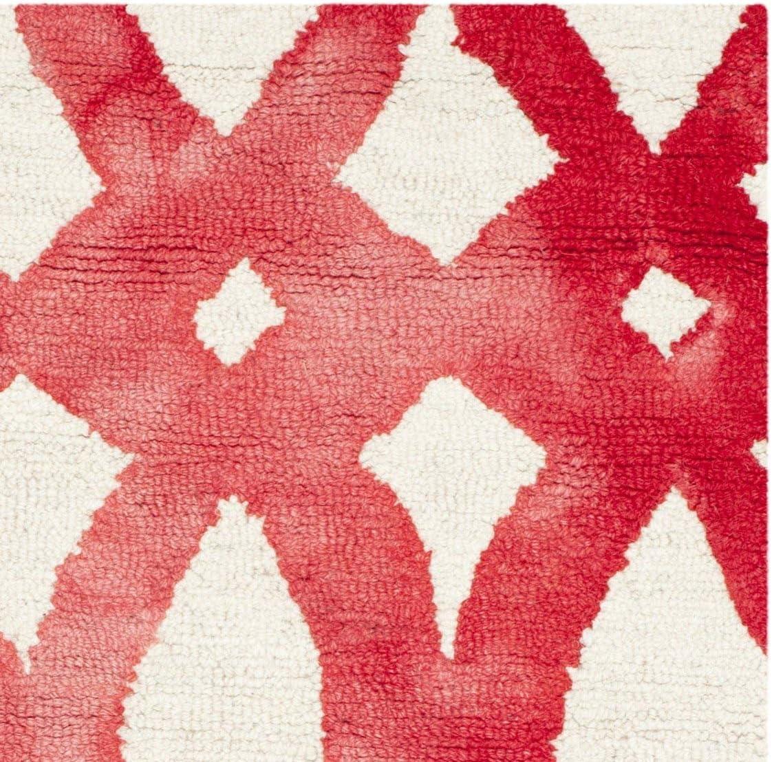Dip Dye DDY675 Hand Tufted Accent Rug - Ivory/Red - 2'x3' - Safavieh.