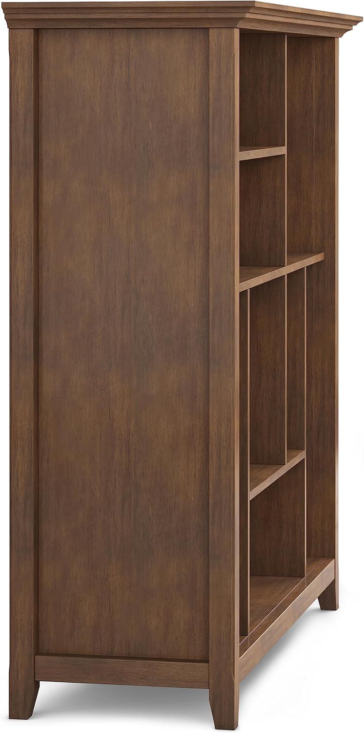 Simpli Home Multi Cube Bookcase And Storage Unit In Rustic Natural Aged Brown