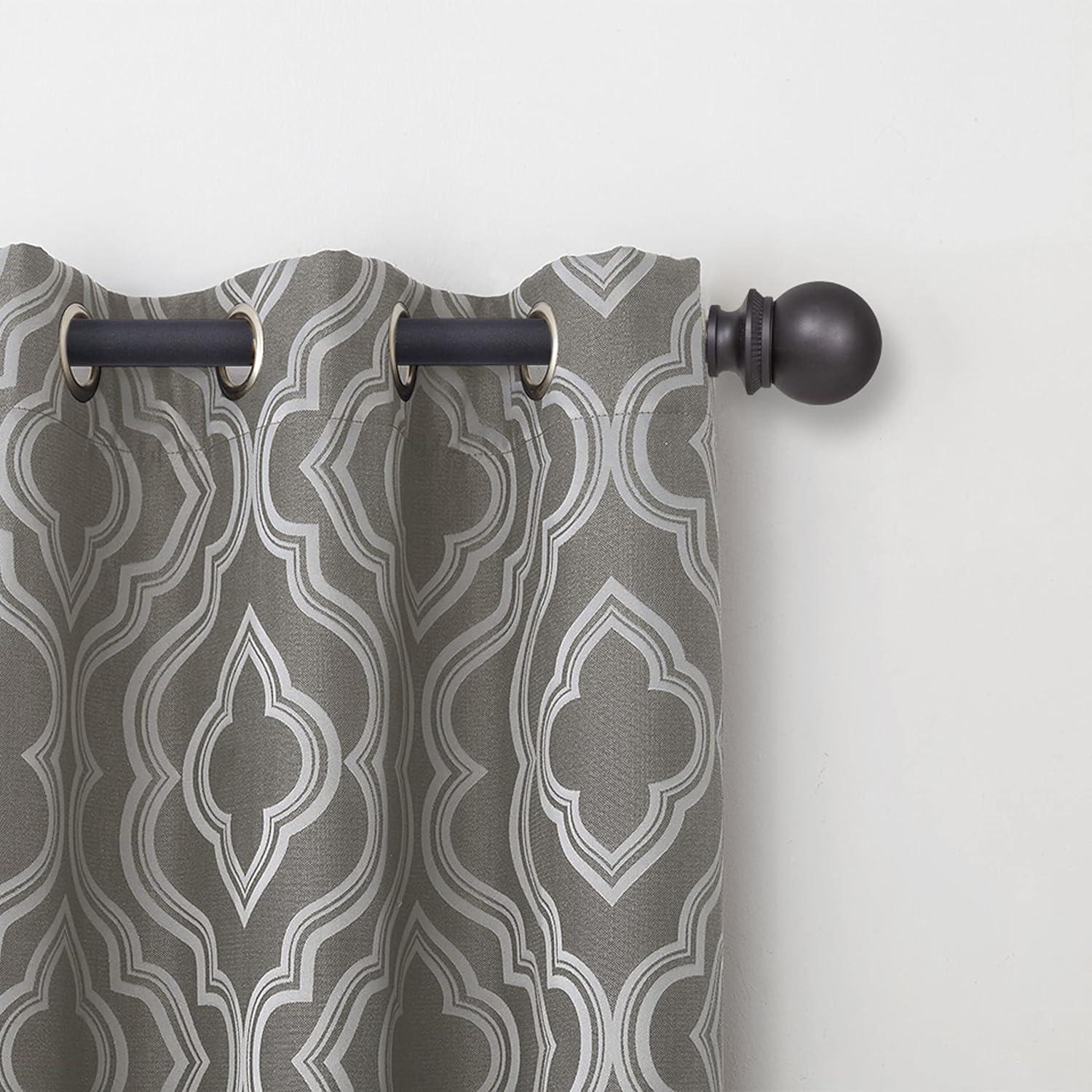 Wayfair Basics Petite Café Ball End Curtain Rod, 28-48" or 48-84" Adjustable Length, 7/16" Dia.