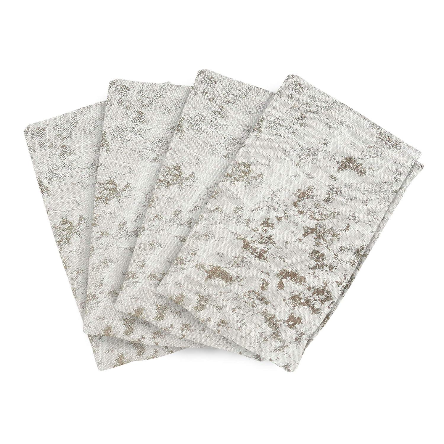 House of Hampton® Sheldon Polyester Abstract Square Napkin (Set of 4)