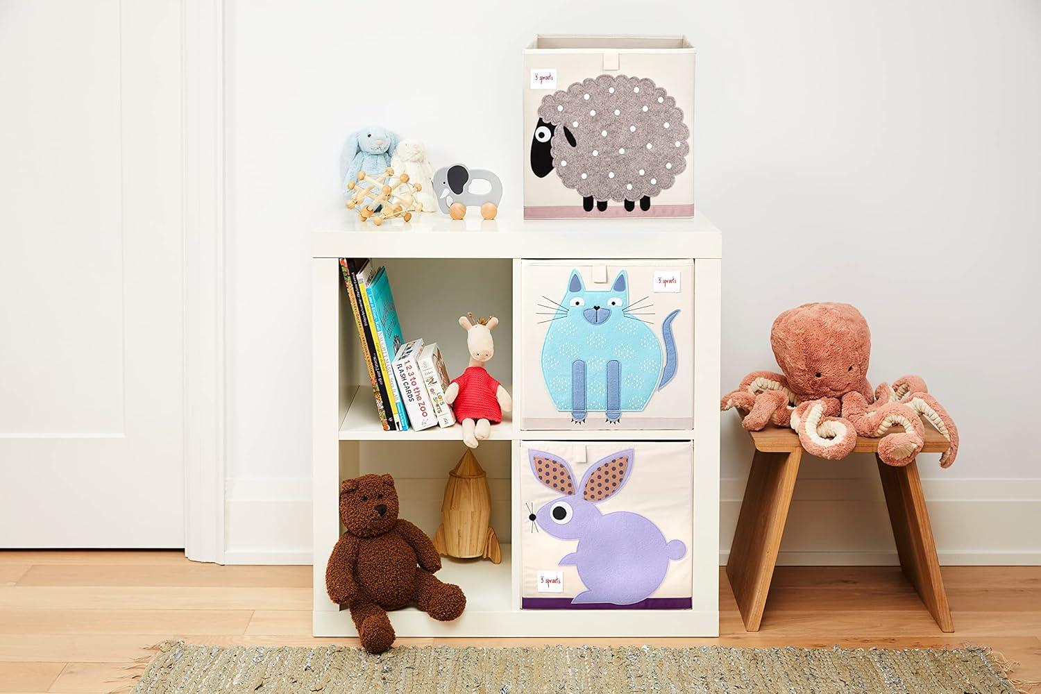 3 Sprouts 3 Sprouts - Toy Storage Cube for Baby and Kids - Snake