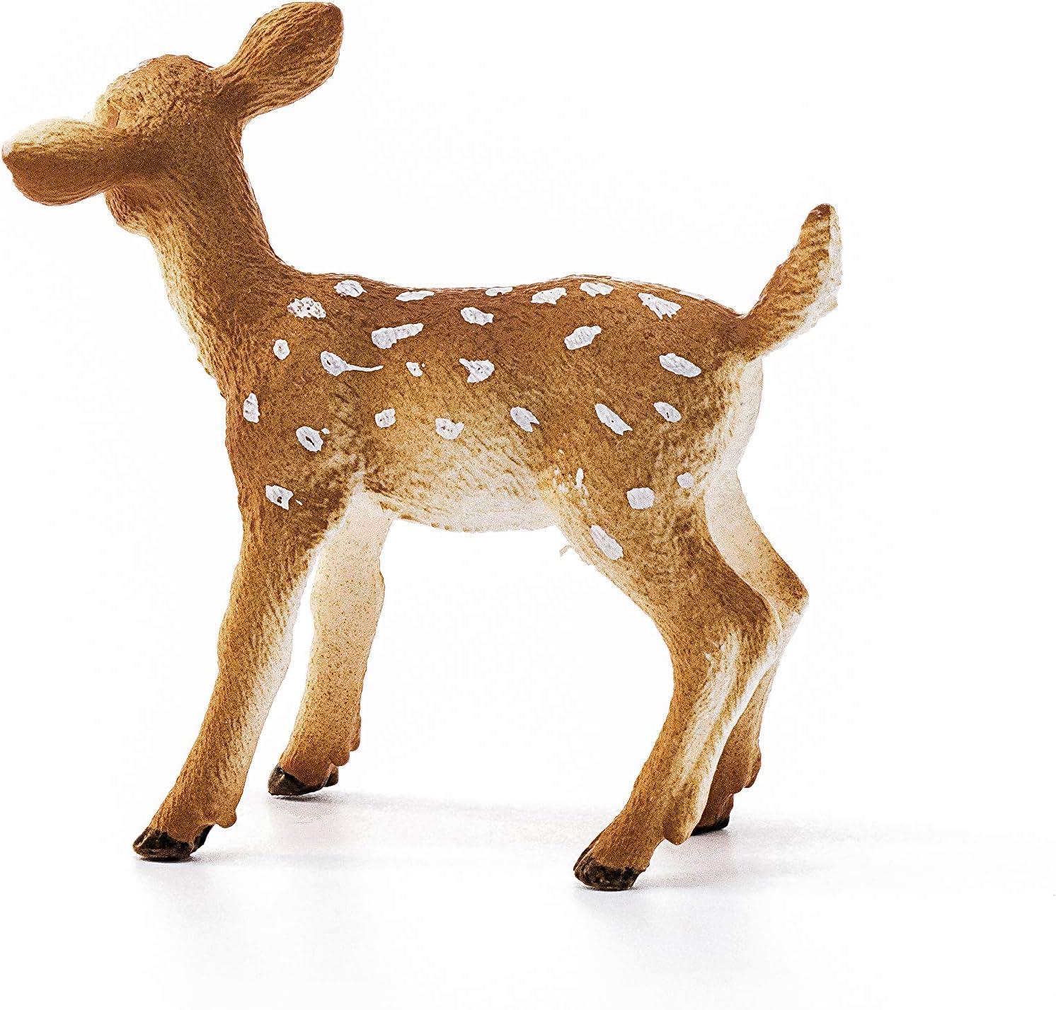 White Tailed Fawn Deer Wild Life Animal Figure by Schleich 14820