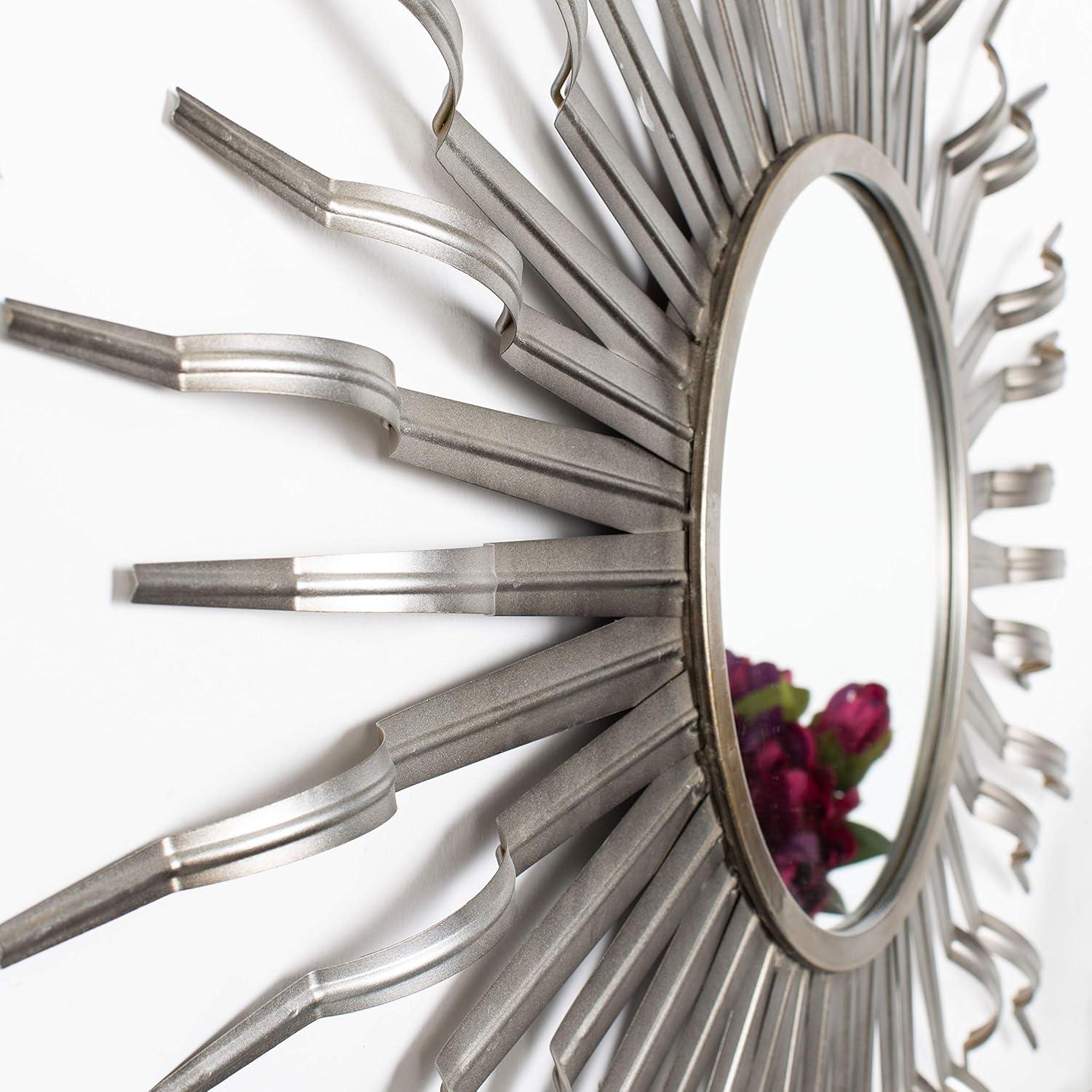 Naya Sunburst Mirror - Gunmetal  - Safavieh