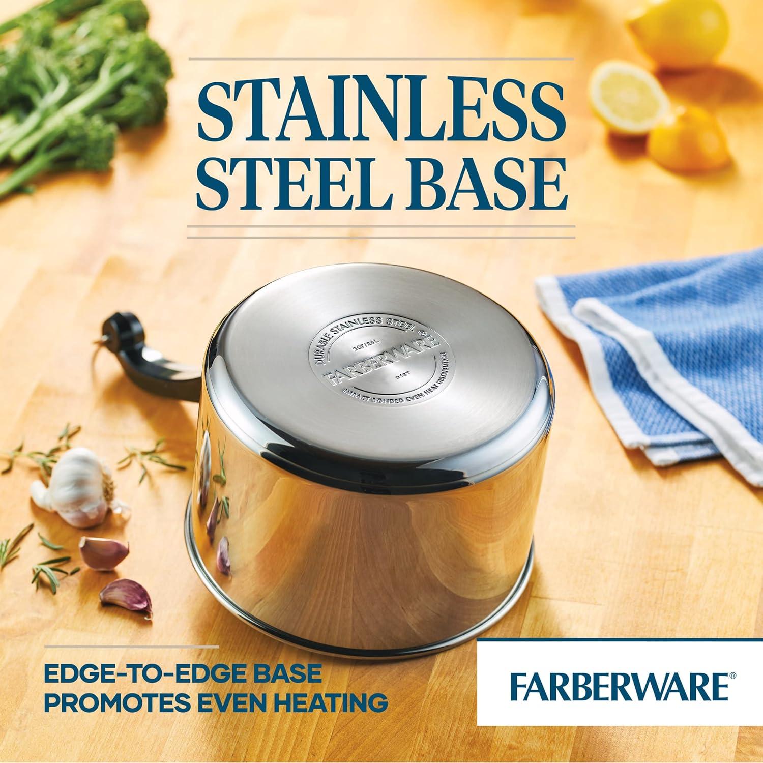 Farberware Farberware Classic Series Stainless Steel Saucepan with Lid