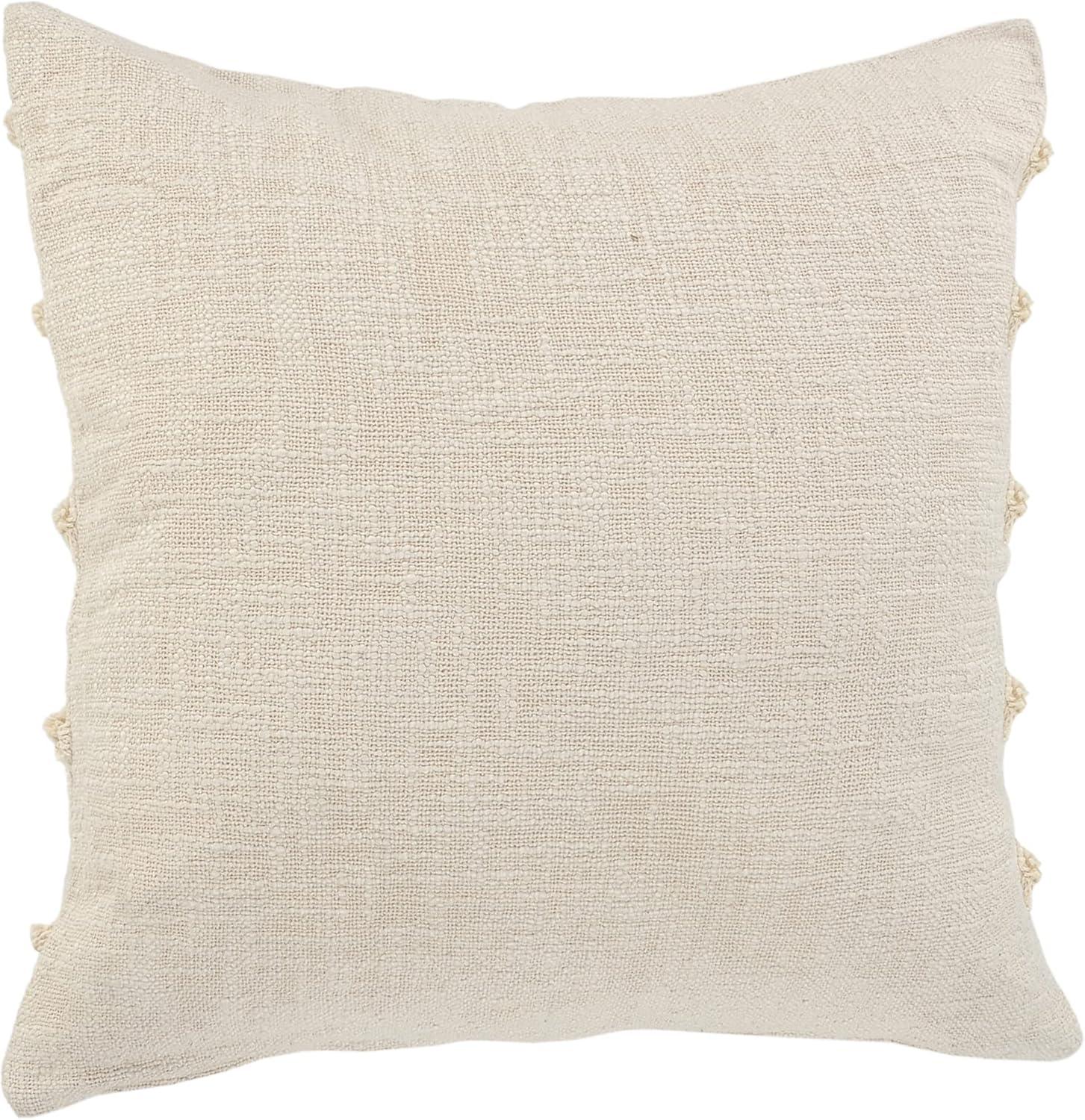 Ox Bay Birch Solid Organic Cotton Square 4 Piece Pillow Cover Set