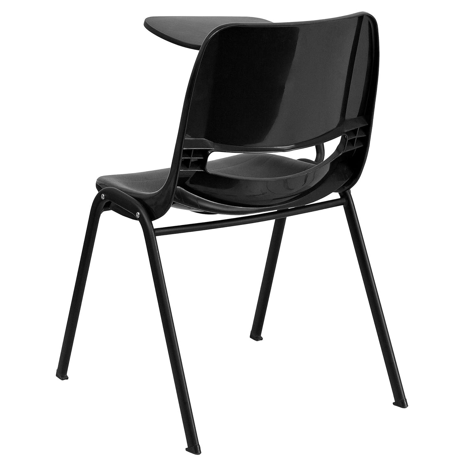 Westley Ergonomic Shell Chair with Right Handed Flip-Up Tablet Arm