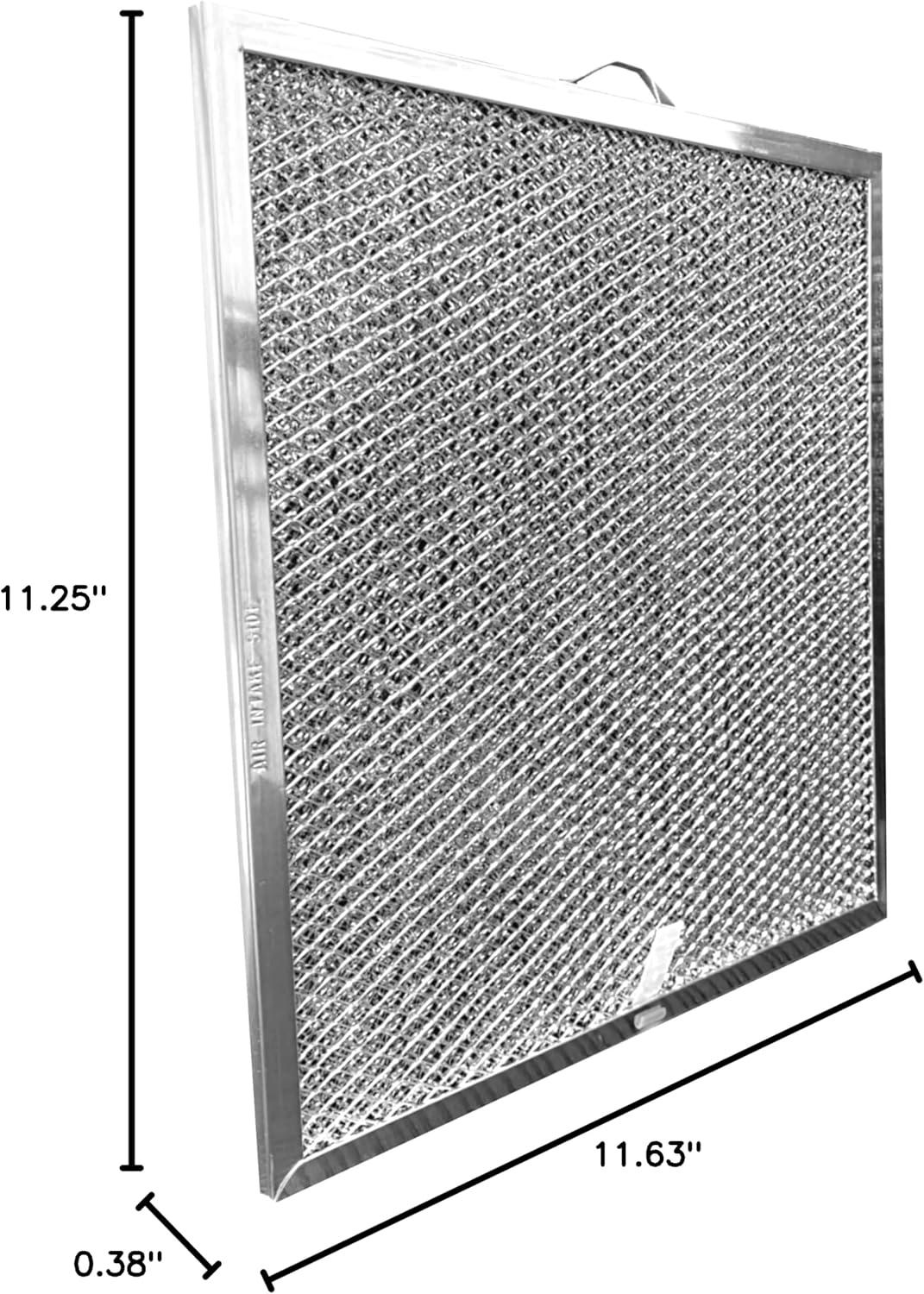 Air Filter Factory Replacement for QT2000 WA6500, BPQTF, WA65F Broan Nutone Aluminum Mesh Charcoal Combo Filter
