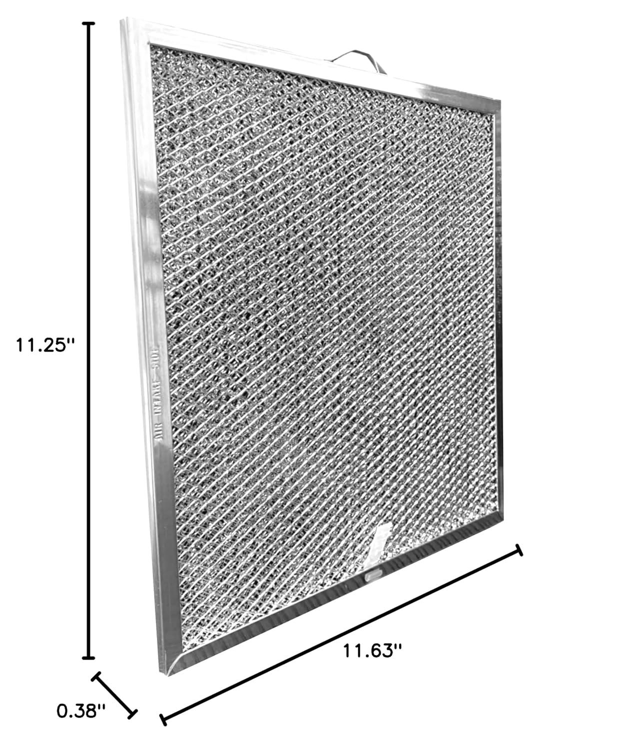 Air Filter Factory Replacement for QT2000 WA6500, BPQTF, WA65F Broan Nutone Aluminum Mesh Charcoal Combo Filter