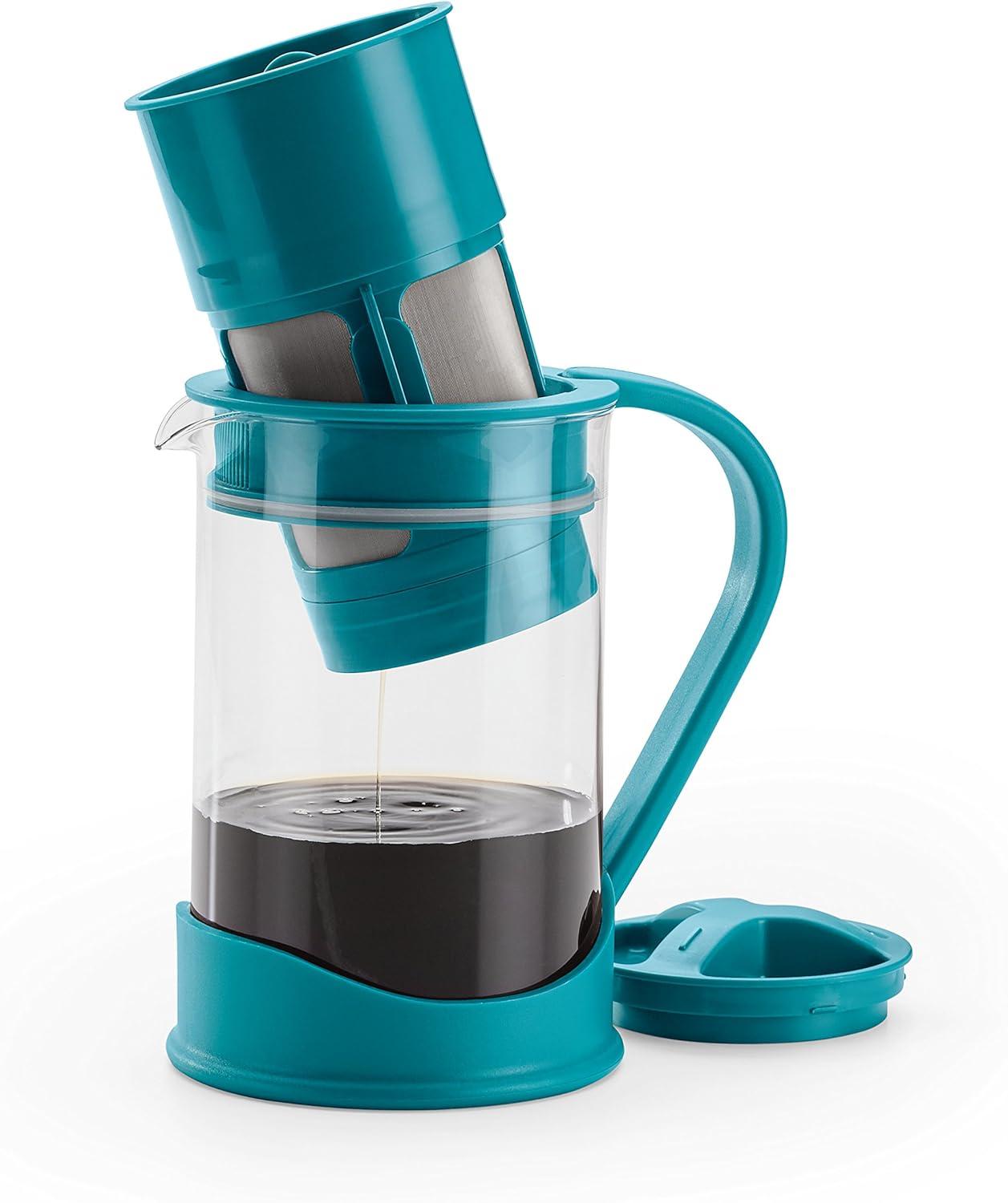 BonJour Coffee Maker Cold Brewer, Aqua