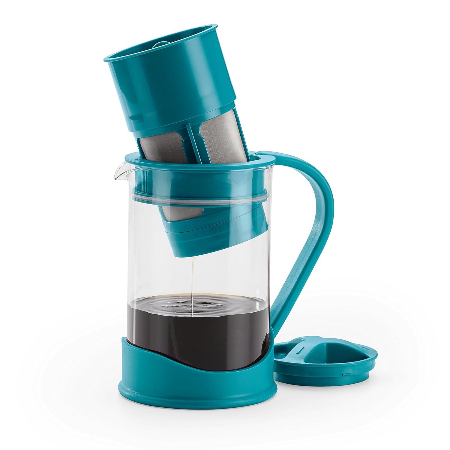 BonJour Coffee Maker Cold Brewer, Aqua