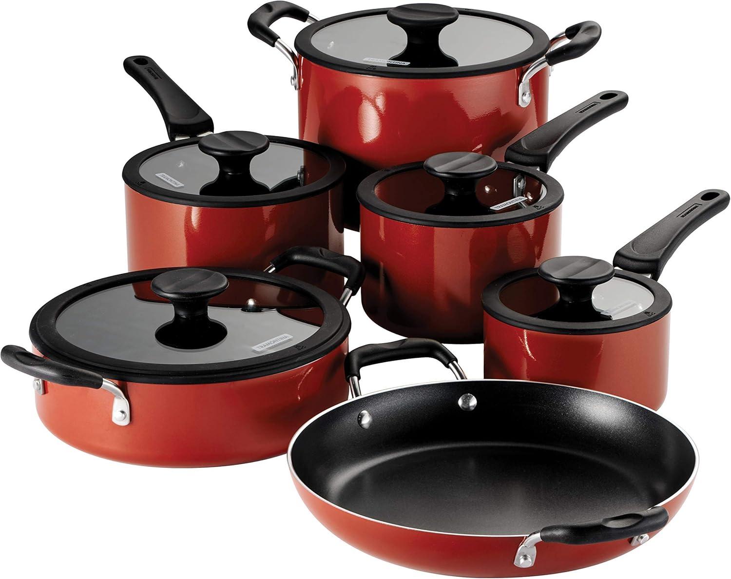 Tramontina Nesting 11 Piece Nonstick Cookware Set 80156/042DS