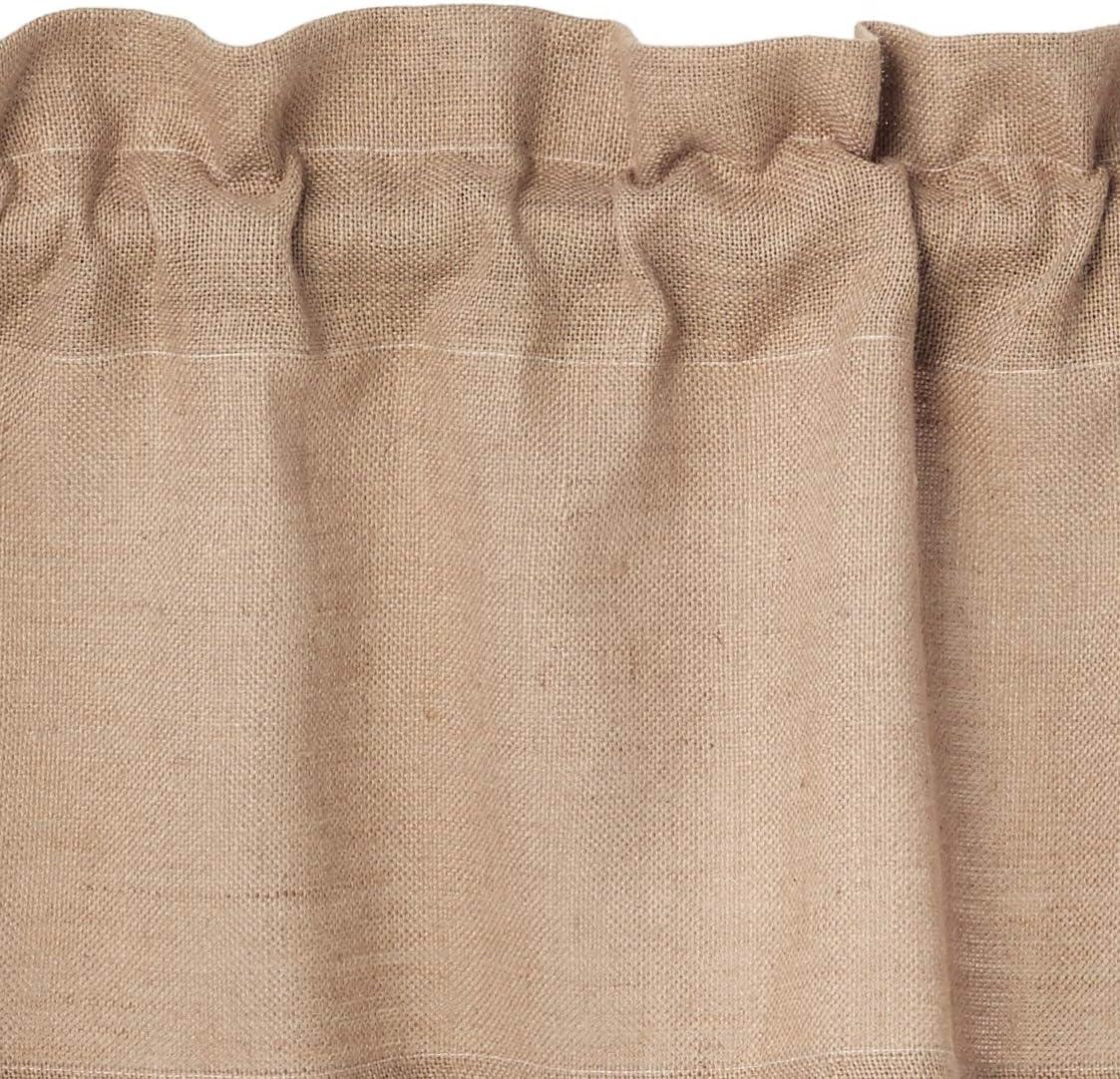 Tailored 84'' W Window Valance in Natural