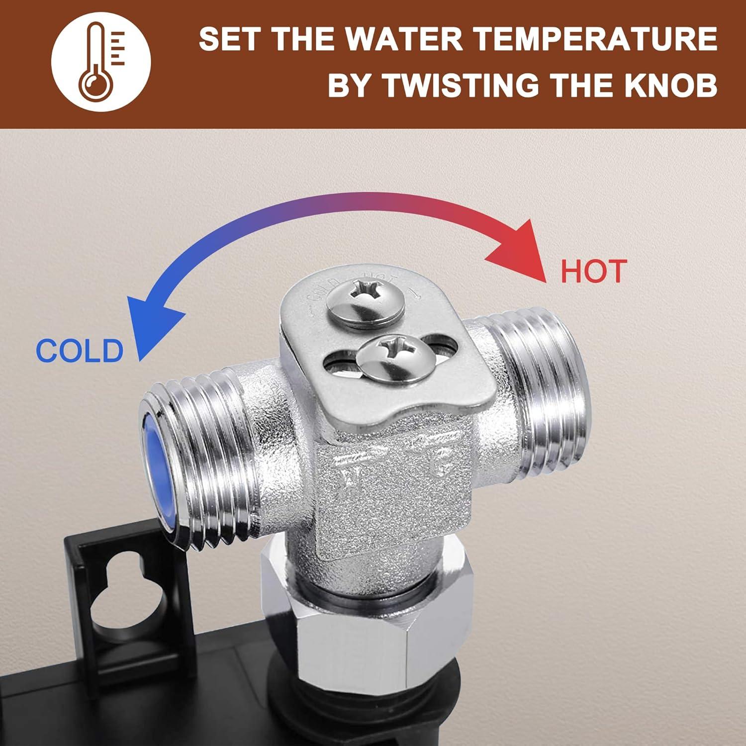 mondawe MD-S877BN Single-Hole Bathroom Faucet