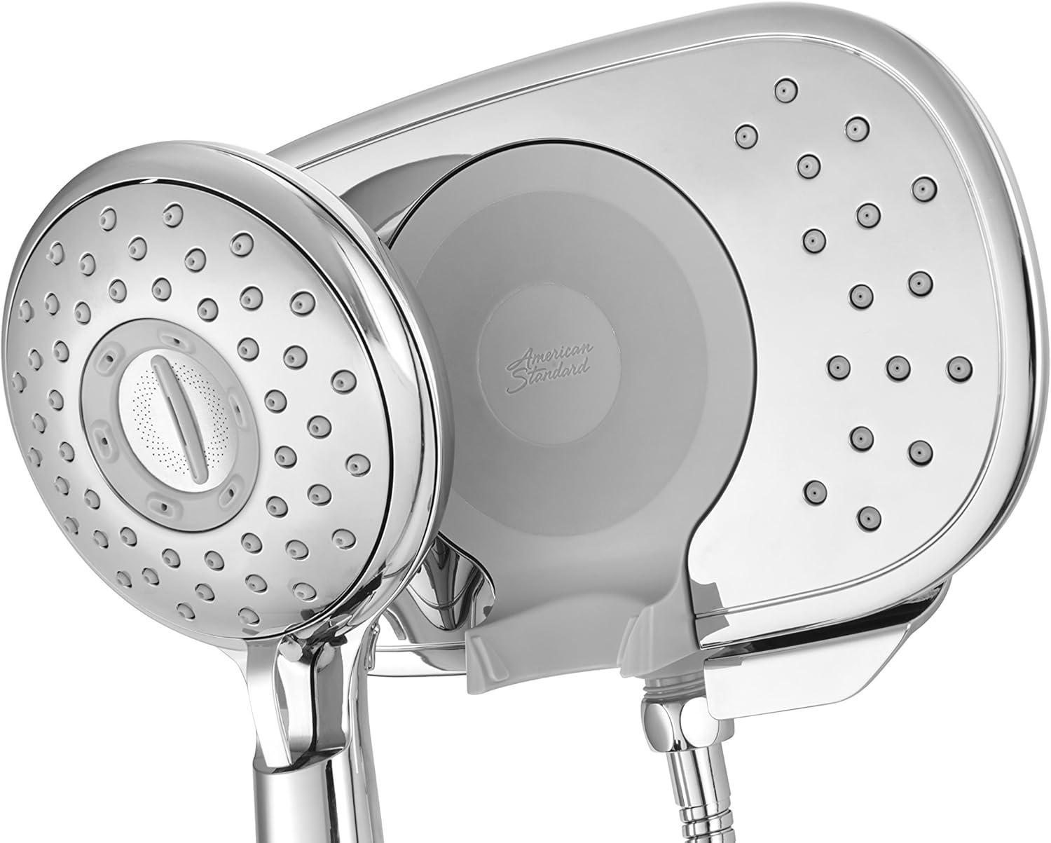 American Standard Spectra+ Duo 4-Spray Dual Showerhead and Handheld Showerhead with 2.5 GPM in Polished Chrome