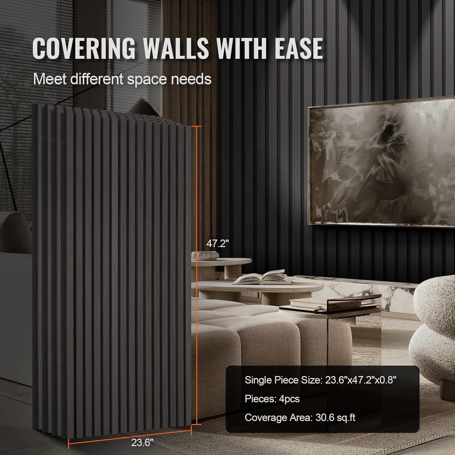 VEVOR Wood Slat Acoustic Panels for Modern Wall Decor