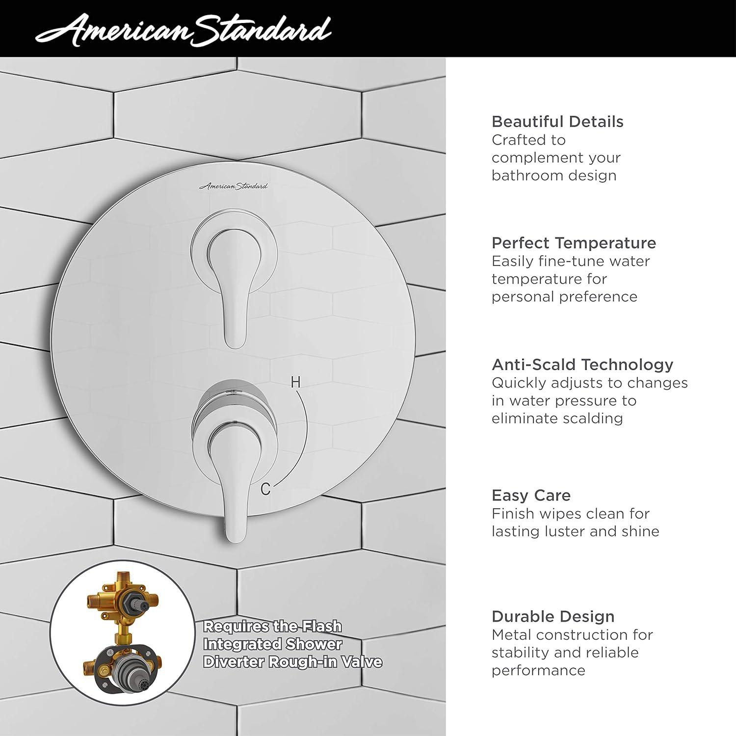 American Standard Studio S Shower Trim in Brushed Nickel