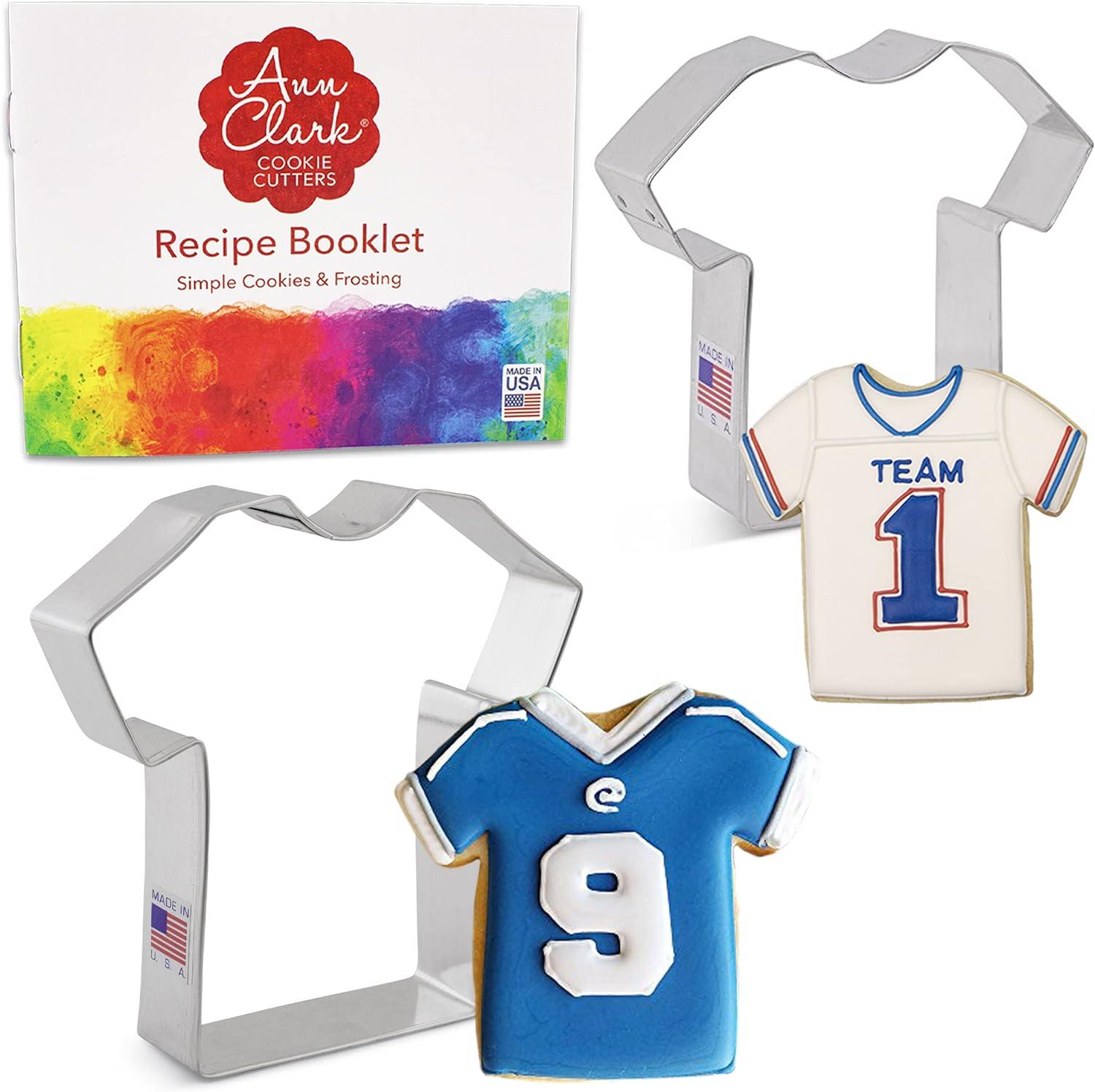 Ann Clark 2-Piece T-Shirt and Jersey Cookie Cutter Set