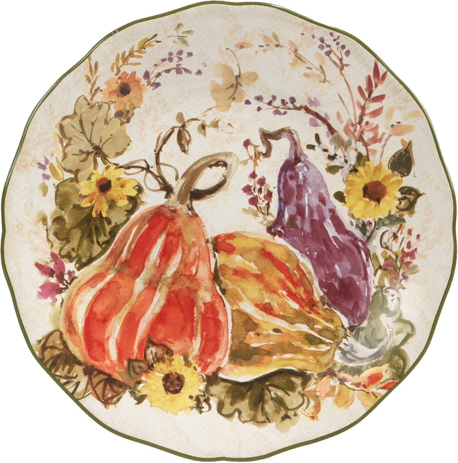 Harvest Morning Set Of 4 Dessert Plates