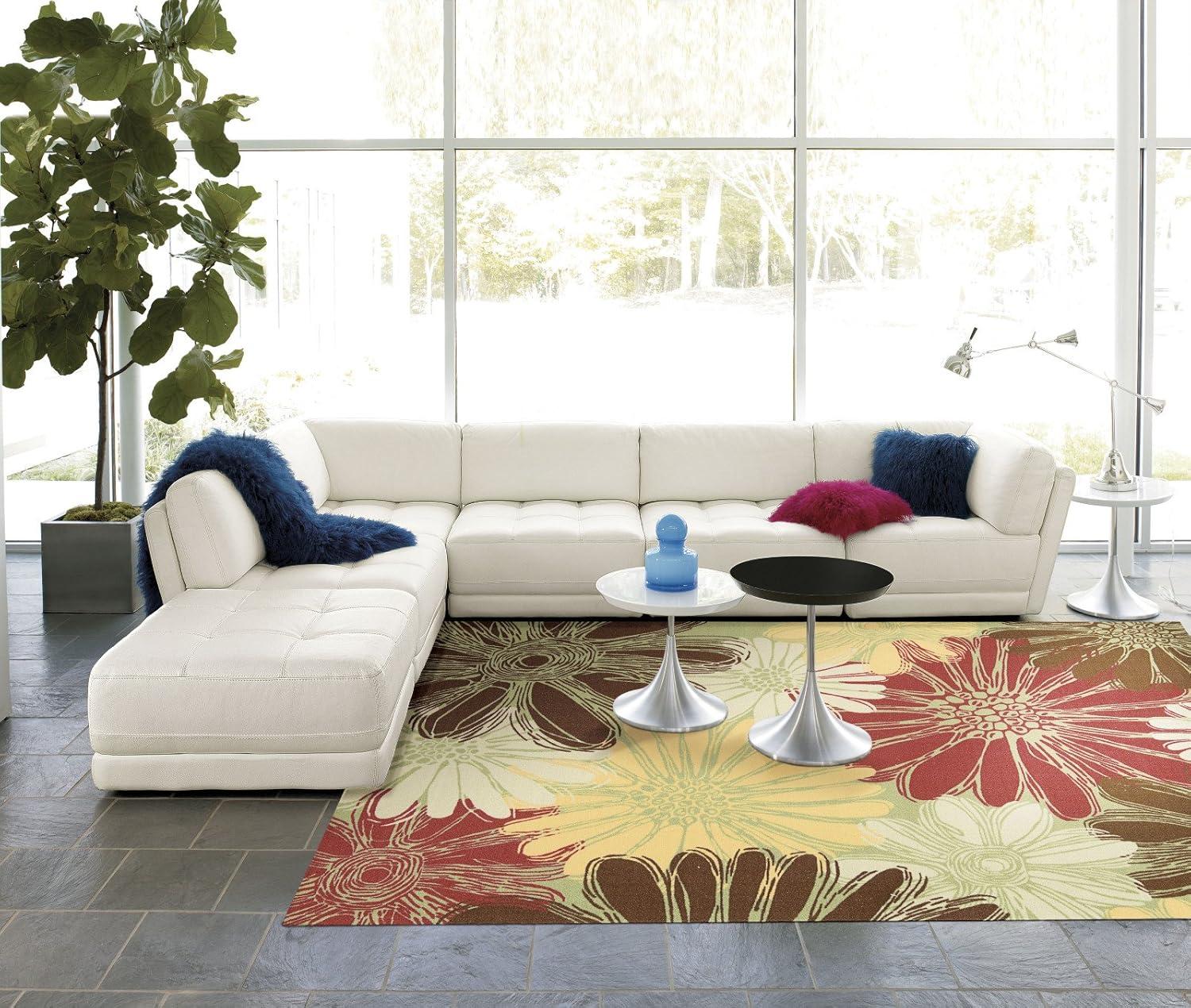 Nourison Home & Garden Floral Farmhouse Indoor/outdoor Area Rug