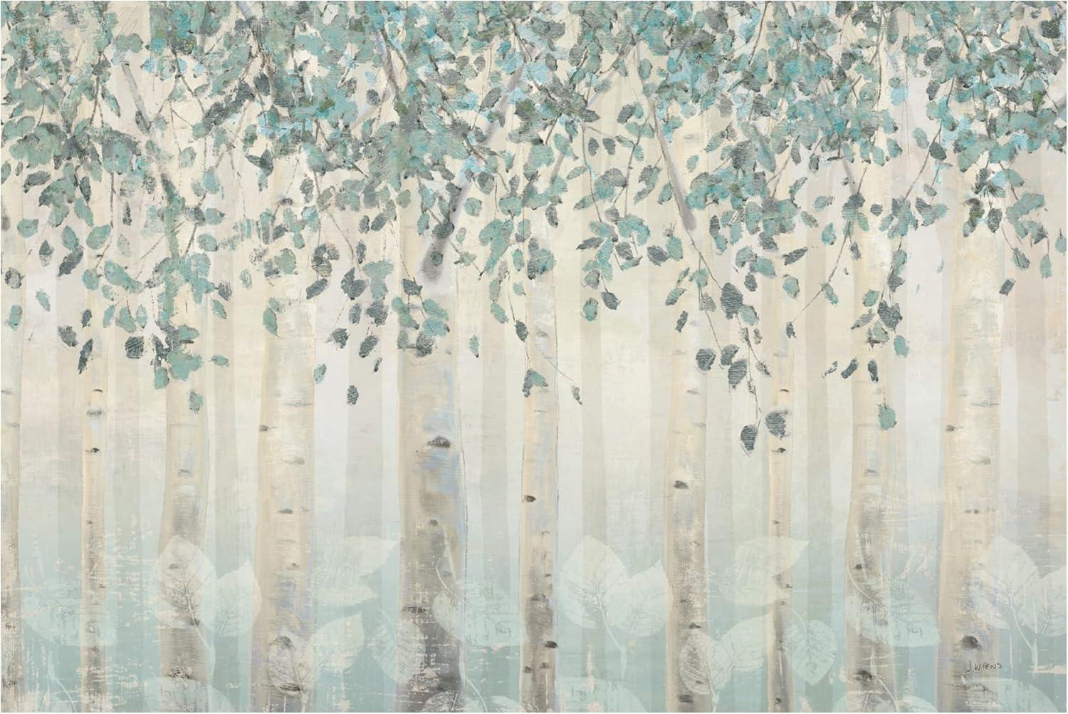 " Dream Forest I Silver Leaves " by James Wiens Painting Print