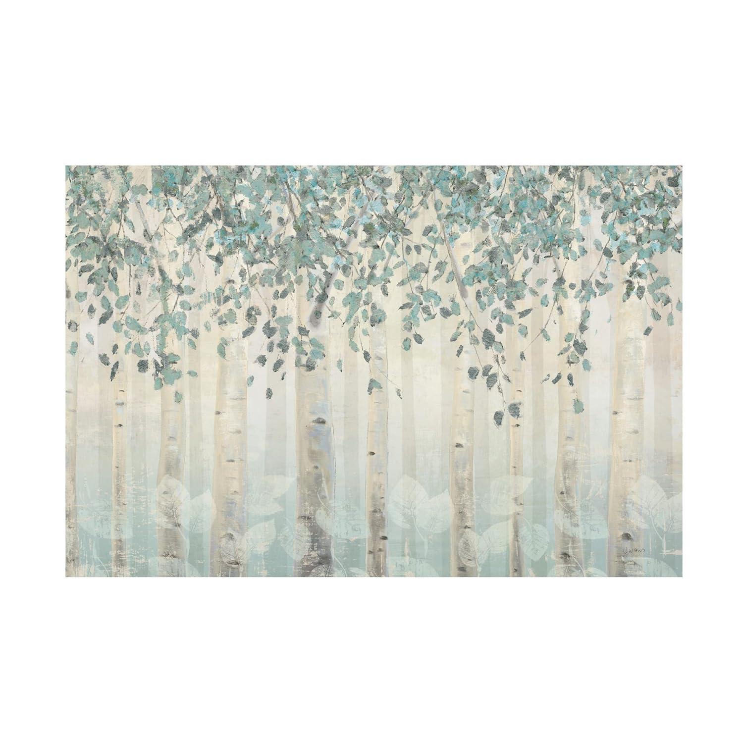 Winston Porter " Dream Forest I Silver Leaves " by James Wiens Painting Print