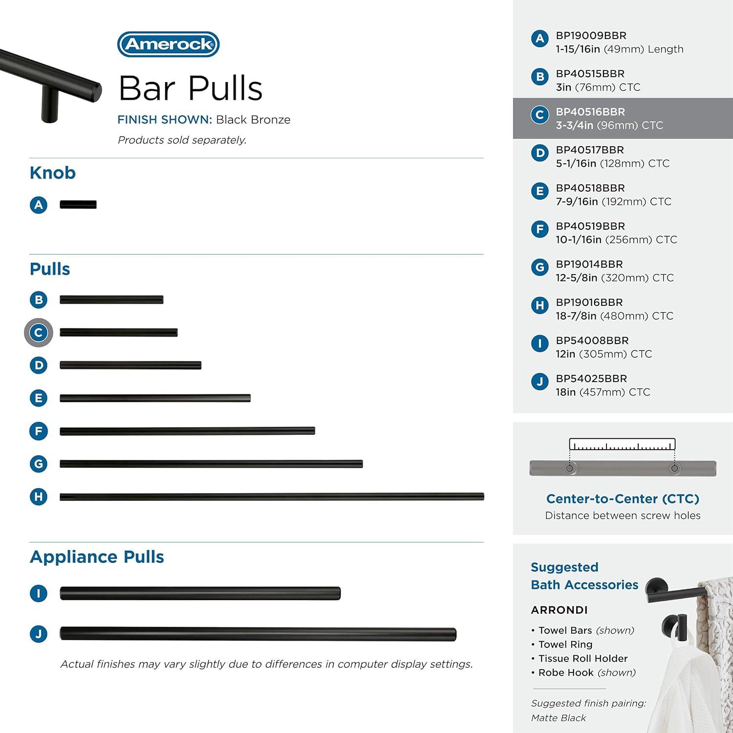 18 7/8" Center to Center Bar Pull