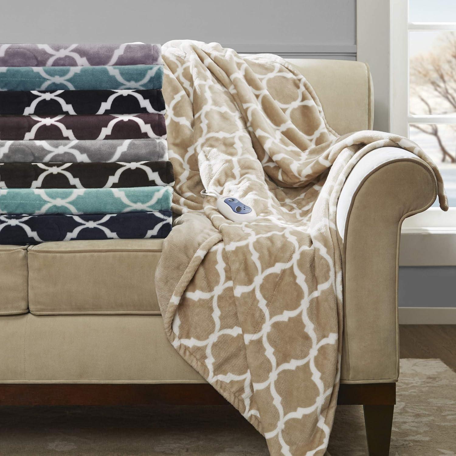 Beautyrest Beautyrest Heated Ogee Oversized Throw