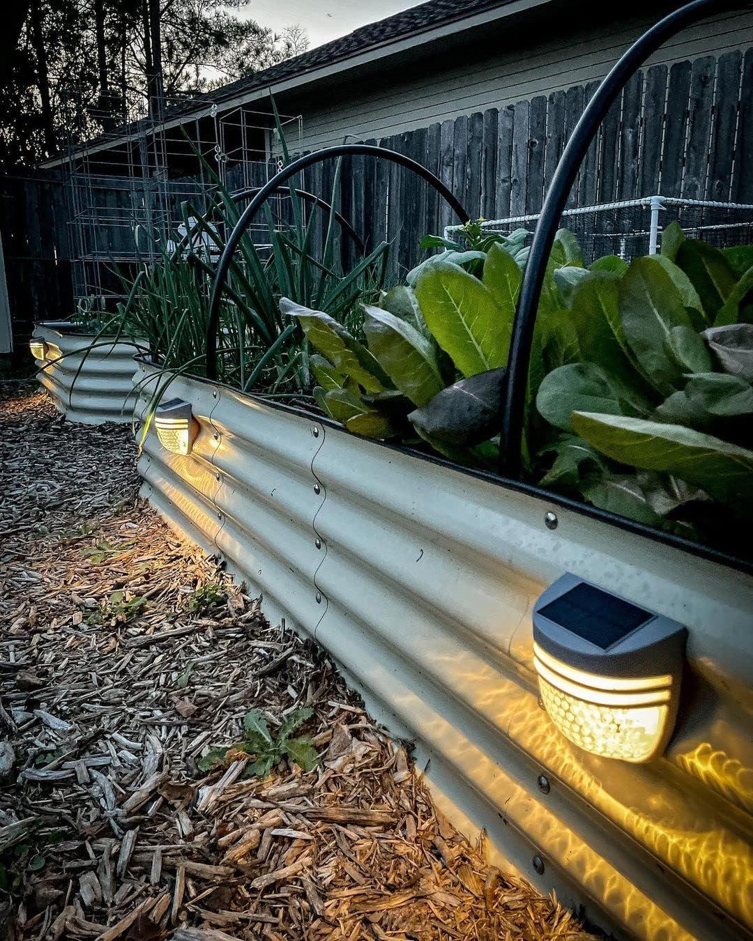 Add ons Dappled-Pebble Gray Outdoor Waterproof Solar Powered Integrated LED Deck Light Pack