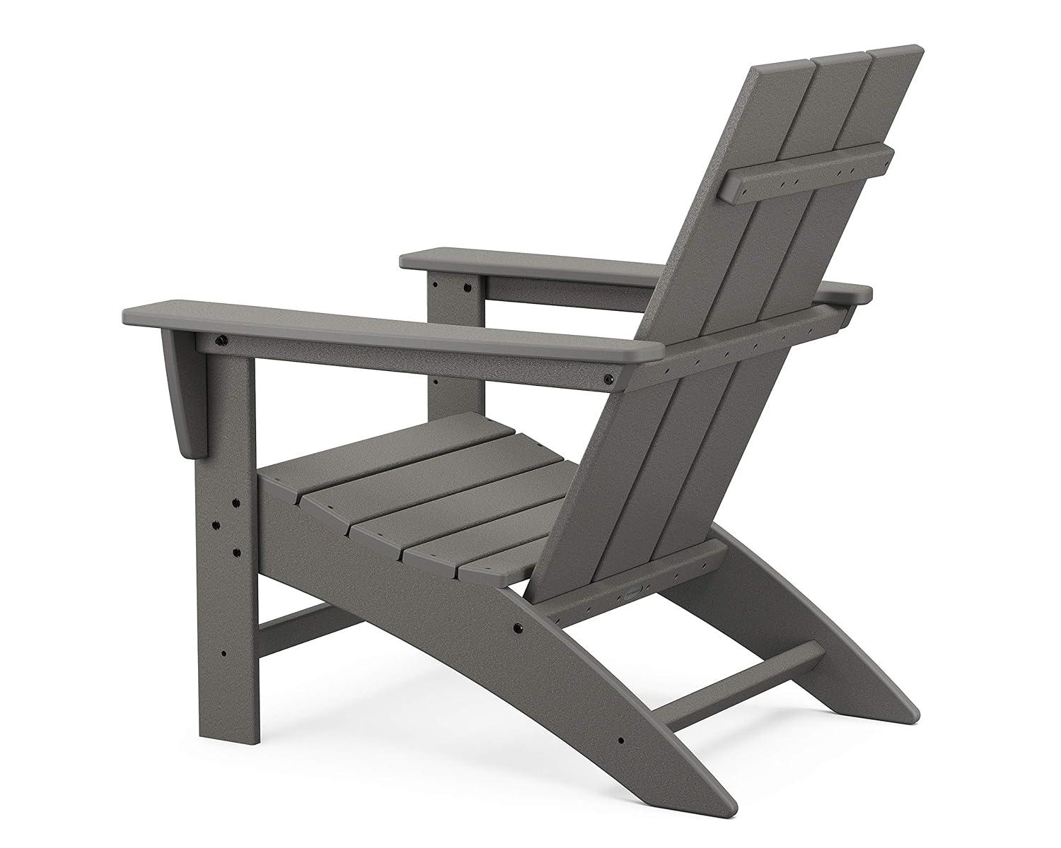 Modern Adirondack High-Density Polyethylene (HDPE) Outdoor Adirondack Chair