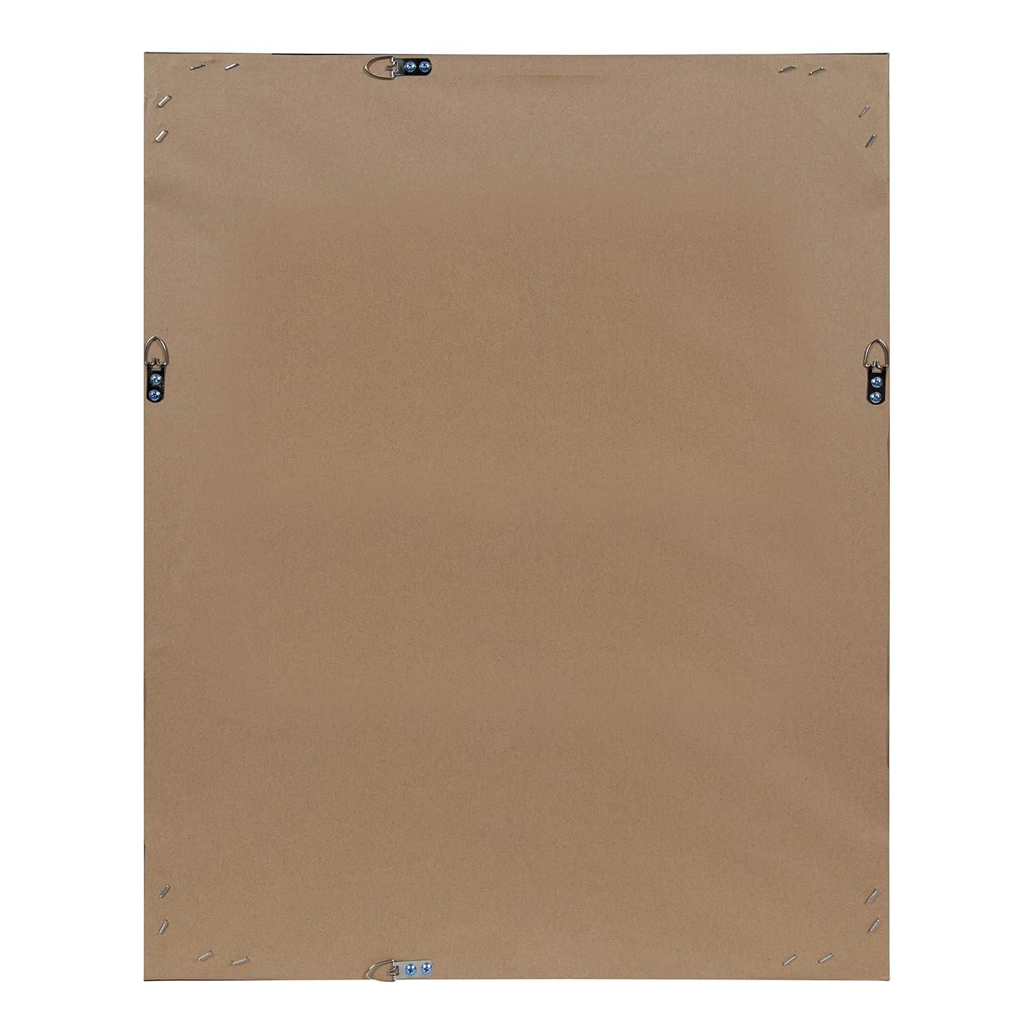 22.75" x 28.75" Rhodes Framed Wall Mirror Gold - Kate and Laurel