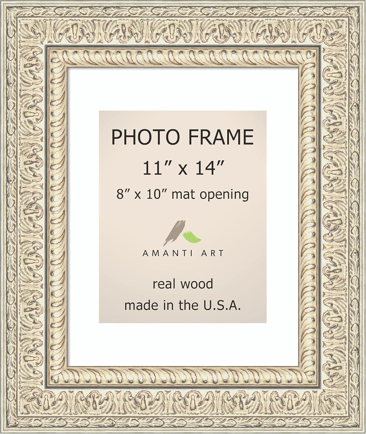 Amanti Art Fair Baroque Cream Wood Picture Frame