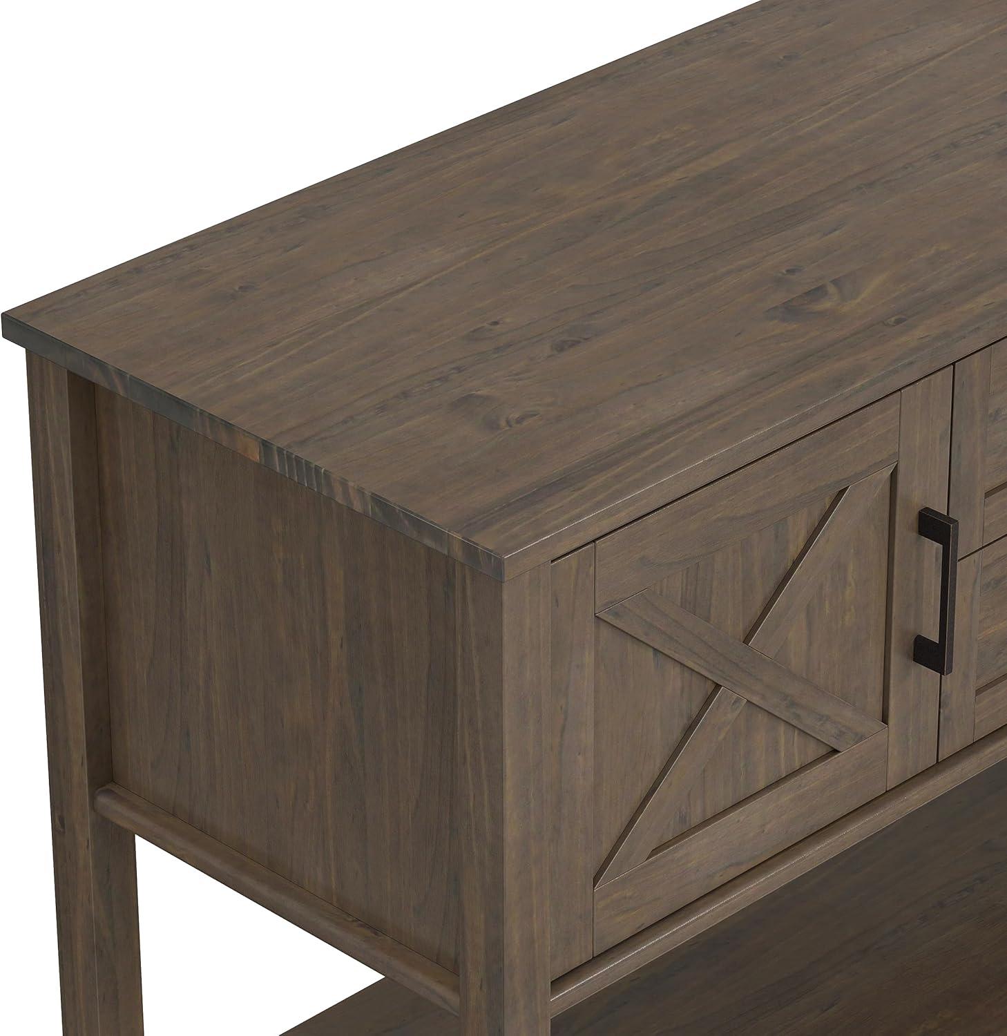 Ela 48'' Solid Wood Top Console Table