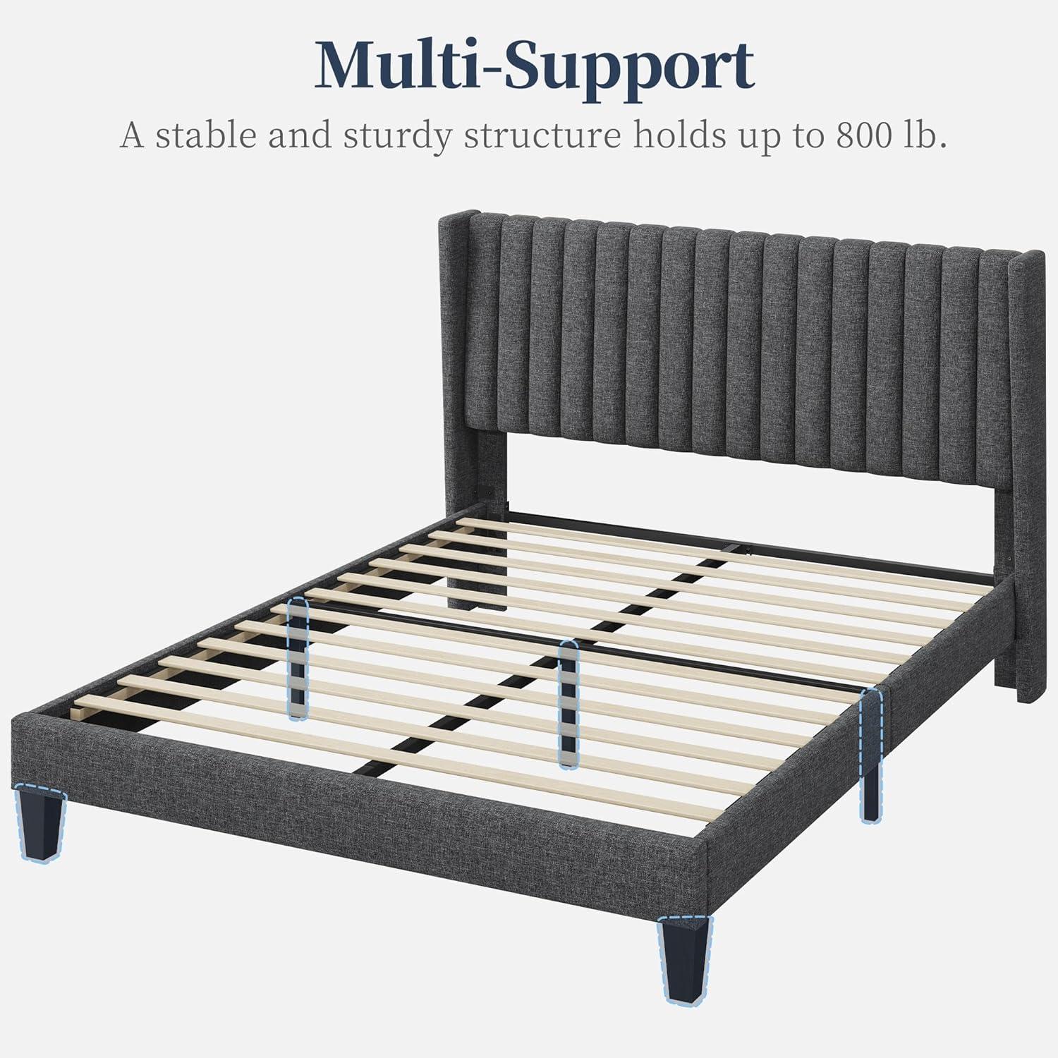 Upholstered Platform Bed