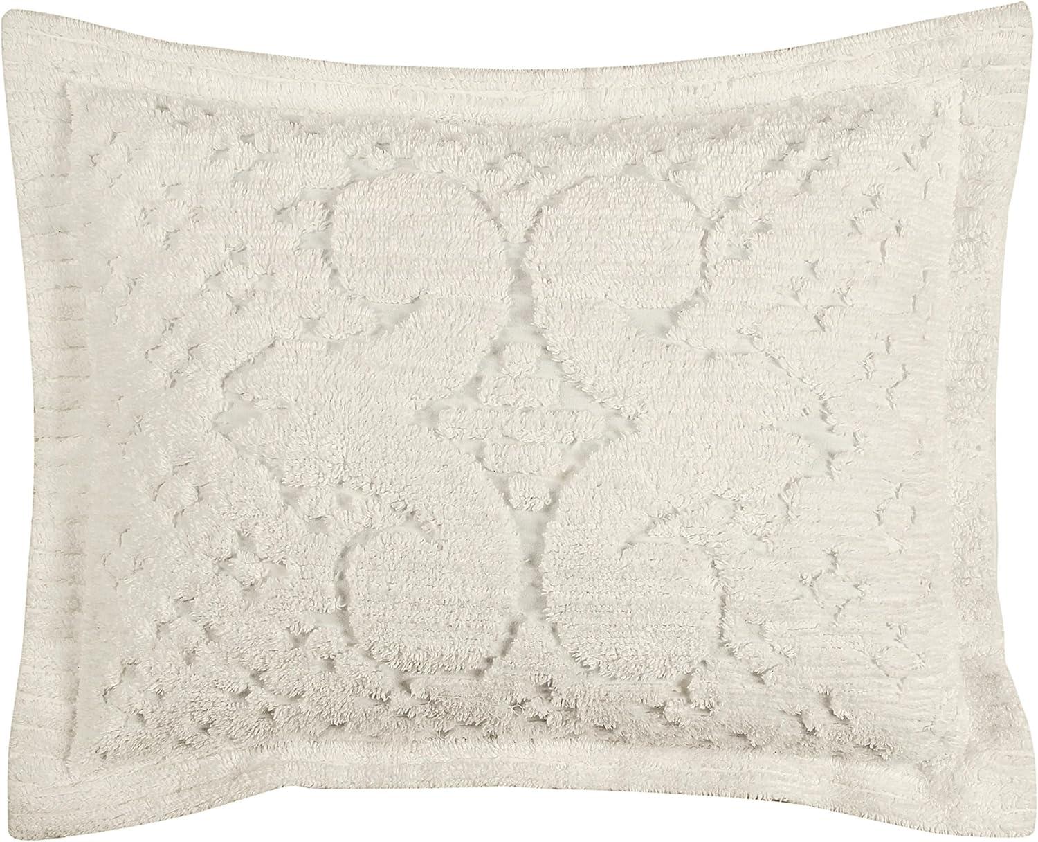 Ashton 100% Cotton Floral Medallion Tufted  Pillow Shams