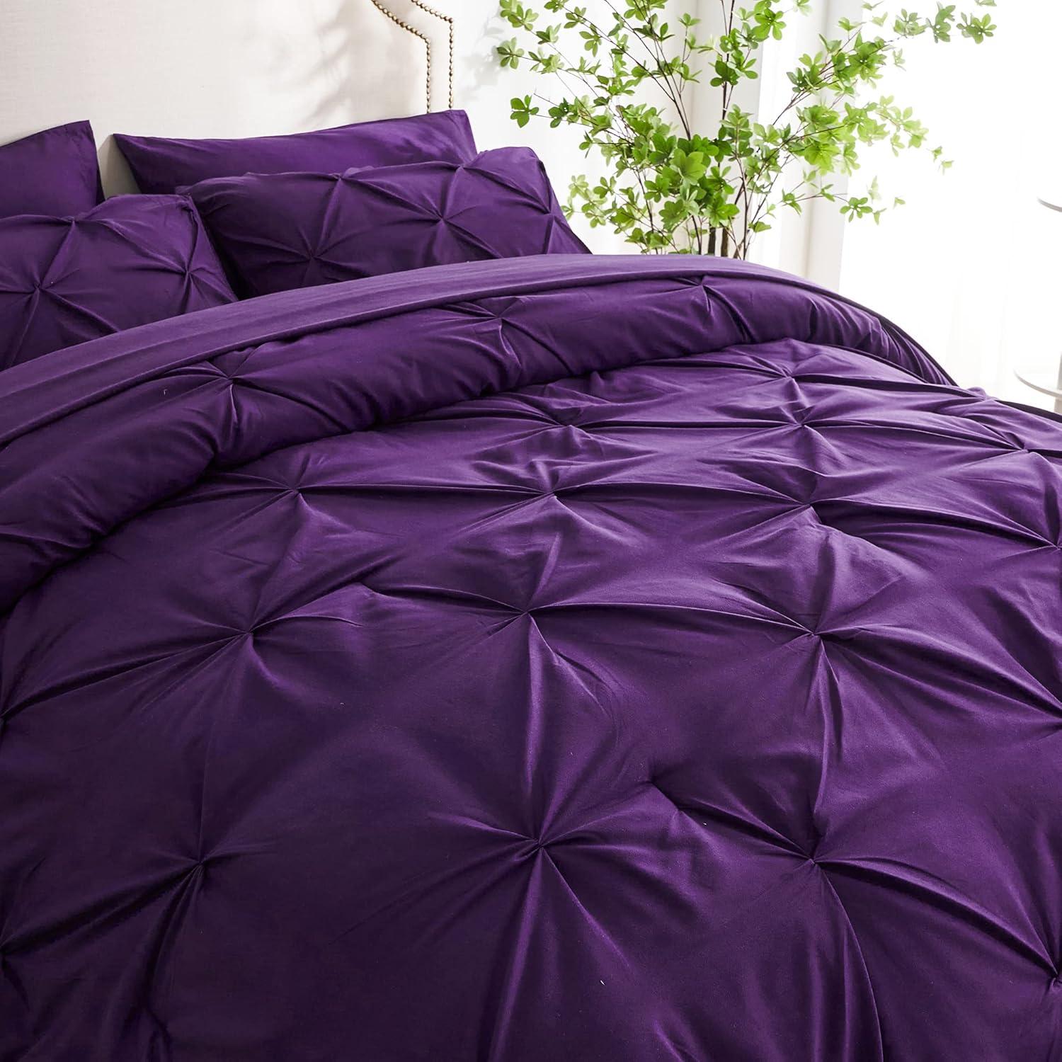 Comforter Set Purple - 7 Piece - King