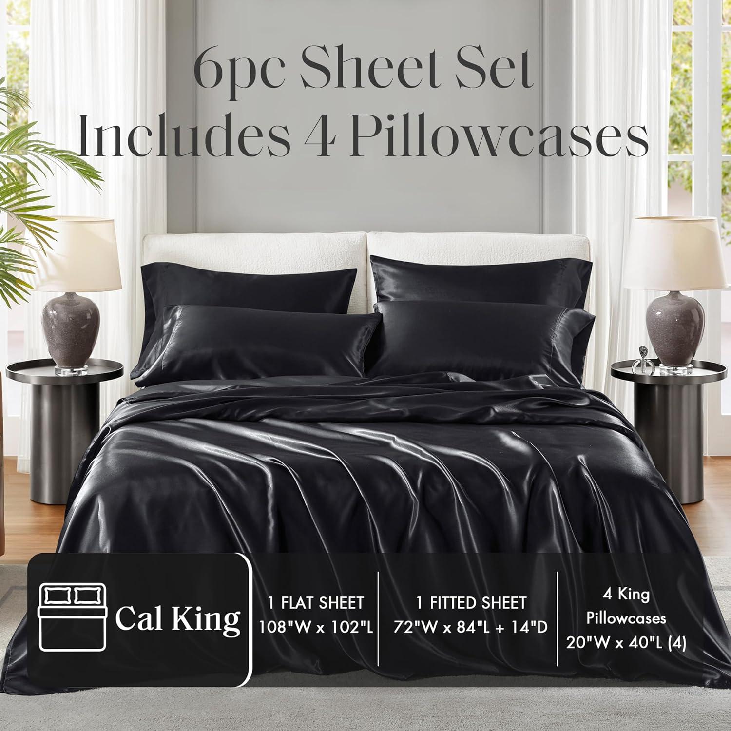 Madison Park Essentials Satin Luxury Sheet Set