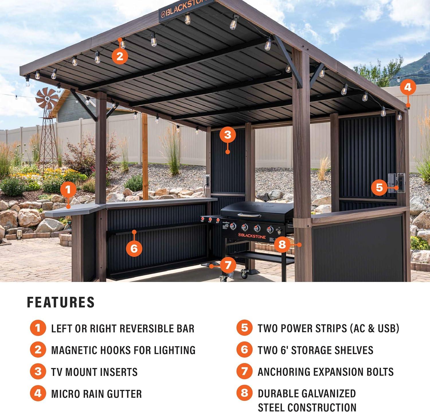 Blackstone 10' x 10' Backyard Bar & Grill