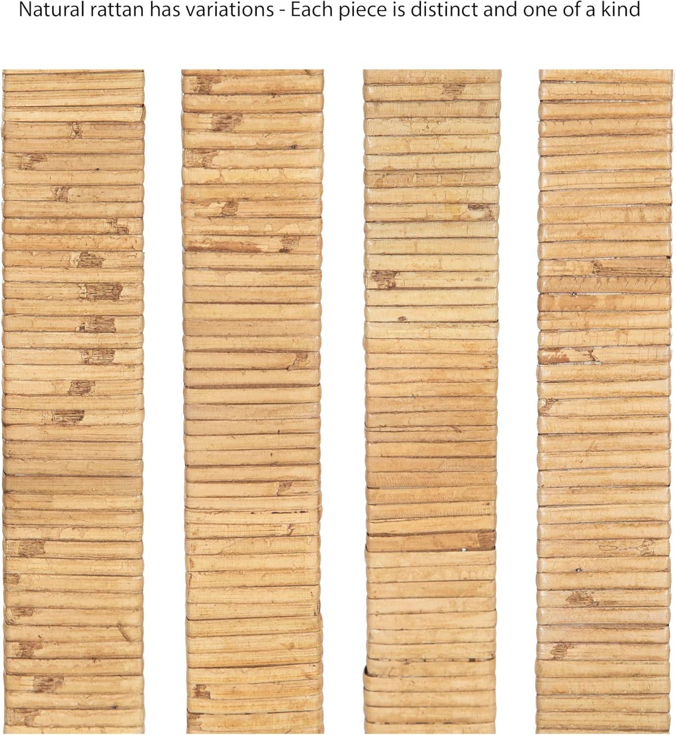 Kate and Laurel Rahmati Two-Piece Rattan Shelf Set