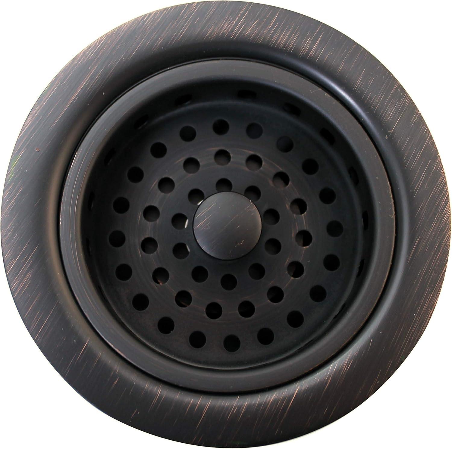 Westbrass Solid Brass Style Kitchen Sink Basket Strainer D214-12A