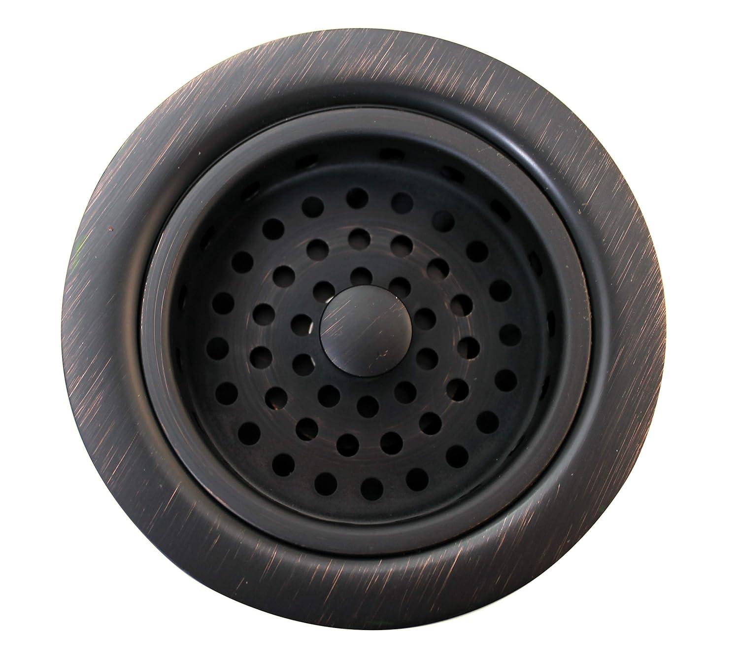 Westbrass Solid Brass Style Kitchen Sink Basket Strainer D214-12A