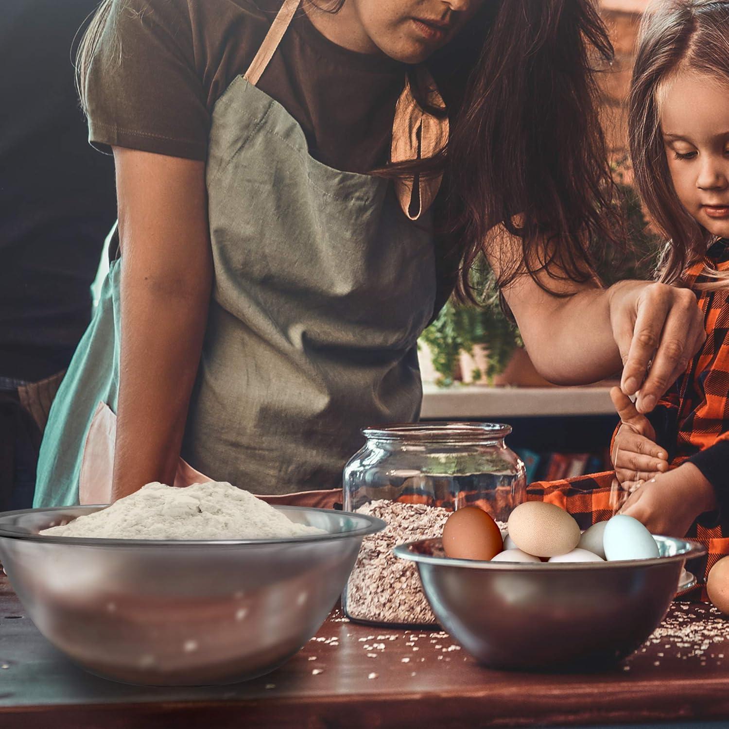 Homeaid 6 Piece Stainless Steel Mixing Bowl Set & Reviews | Wayfair